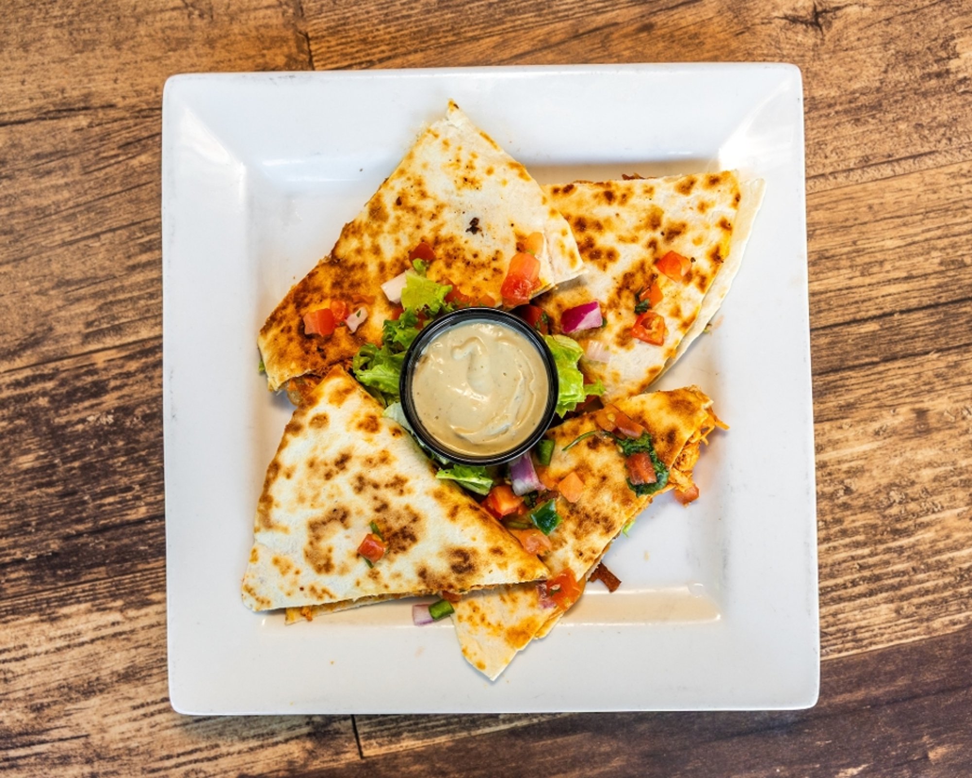 Chicken Bacon Ranch Quesadilla