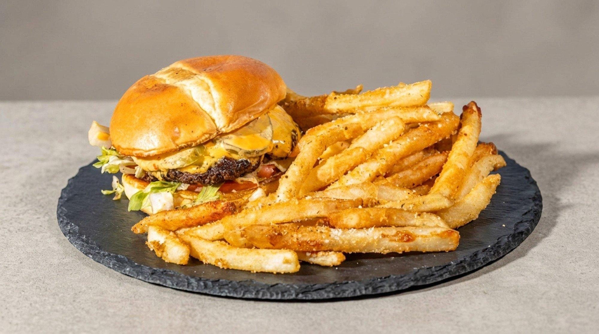 Cheese Burger W/ Fries