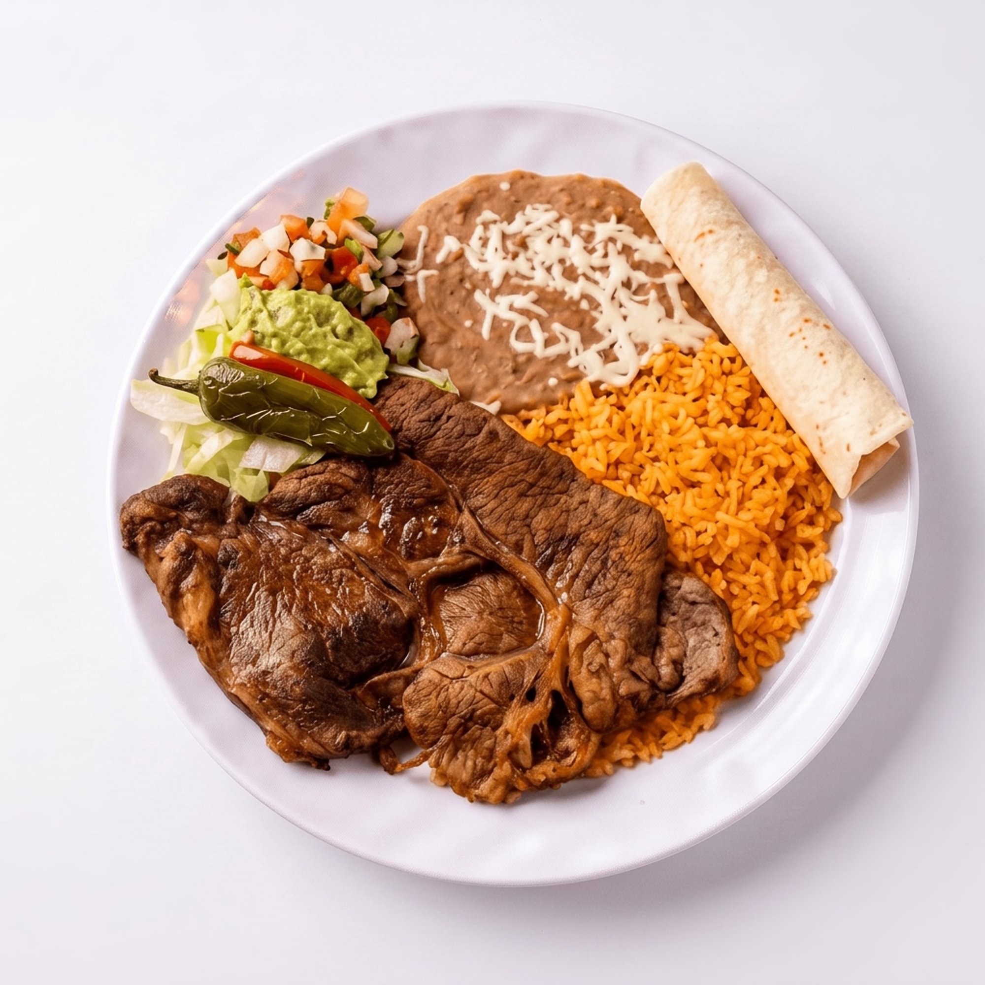 No.3) Carne Asada Plate