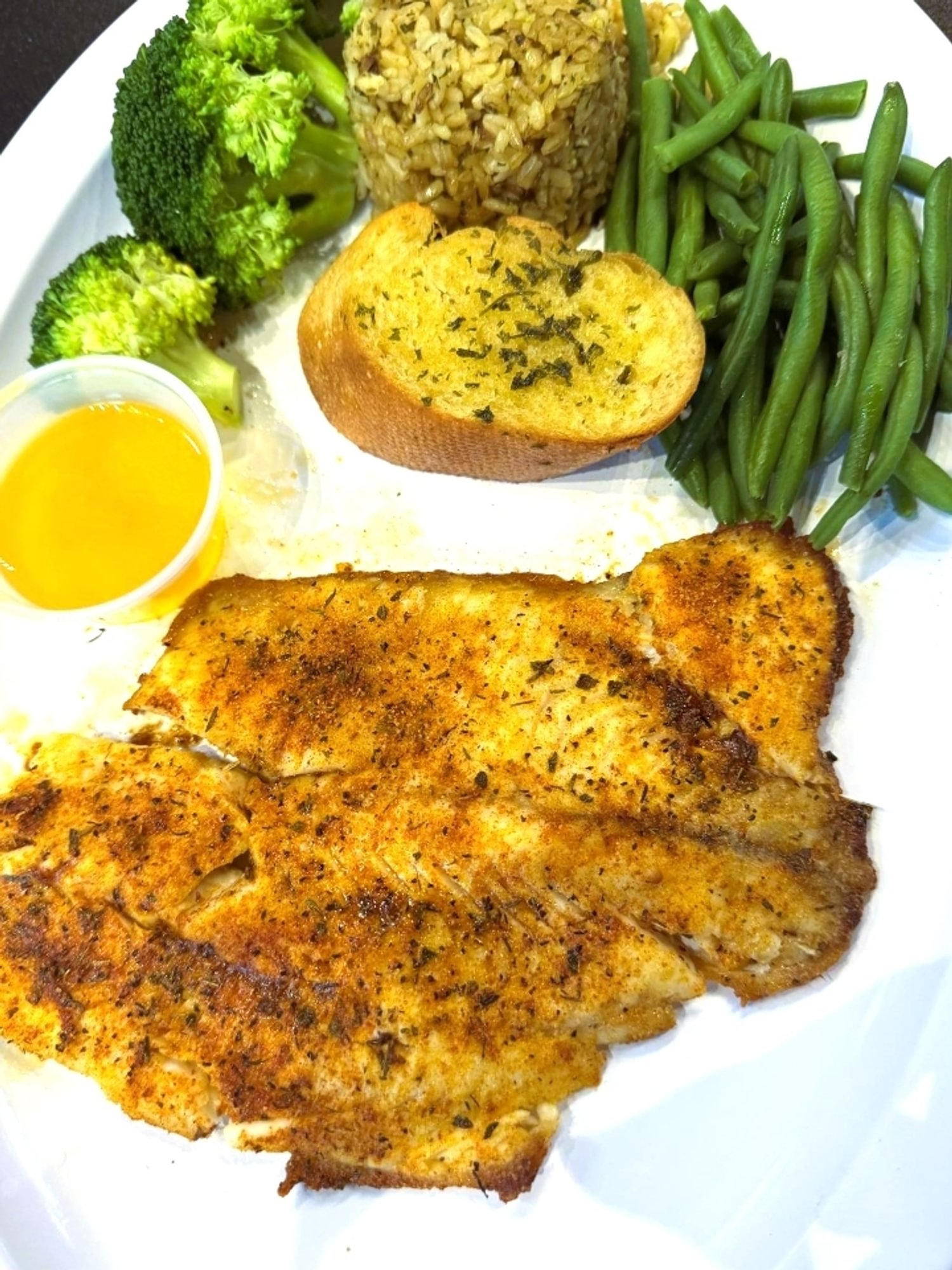 Broiled Filet Tilapia
