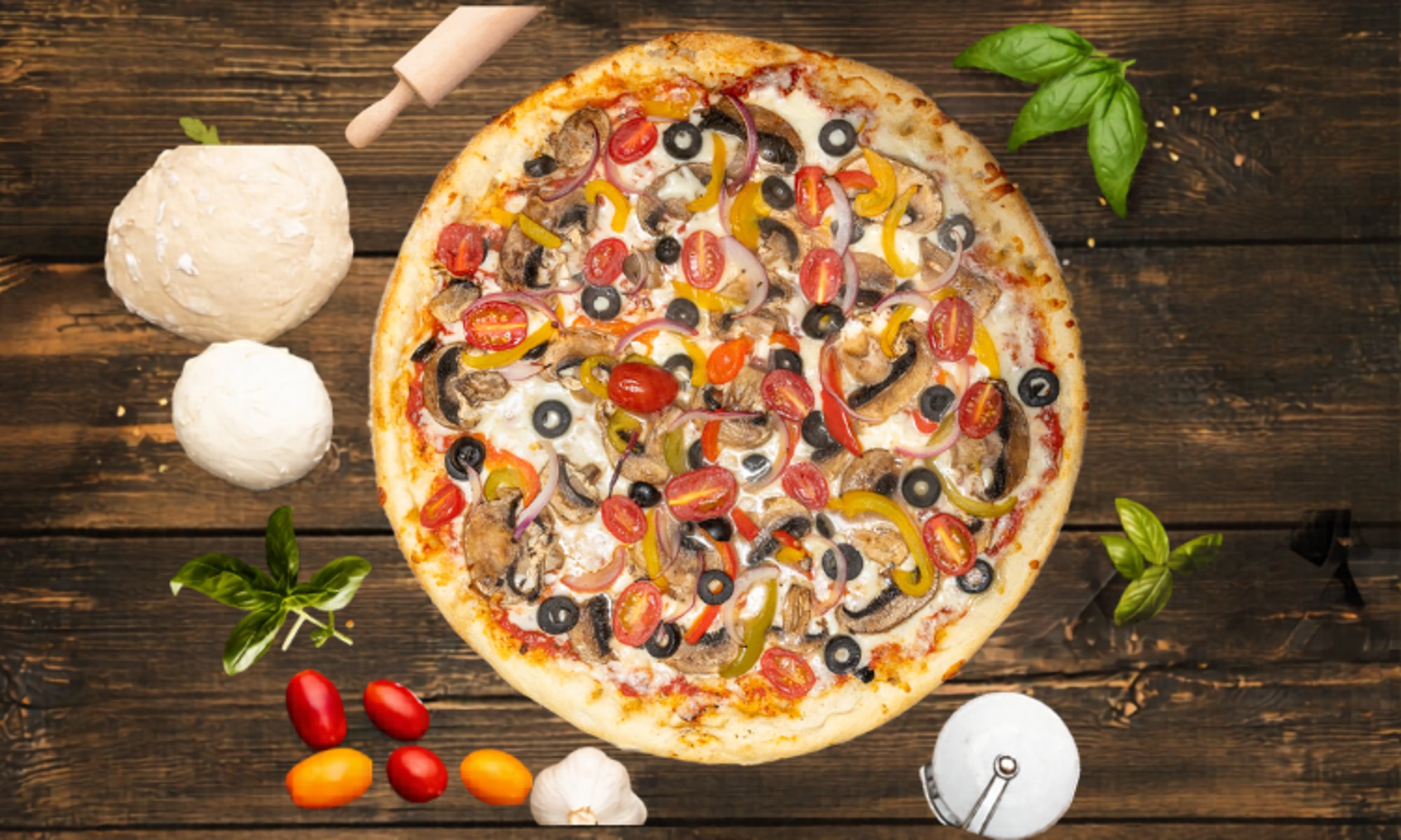 Large Vegetable Pizza