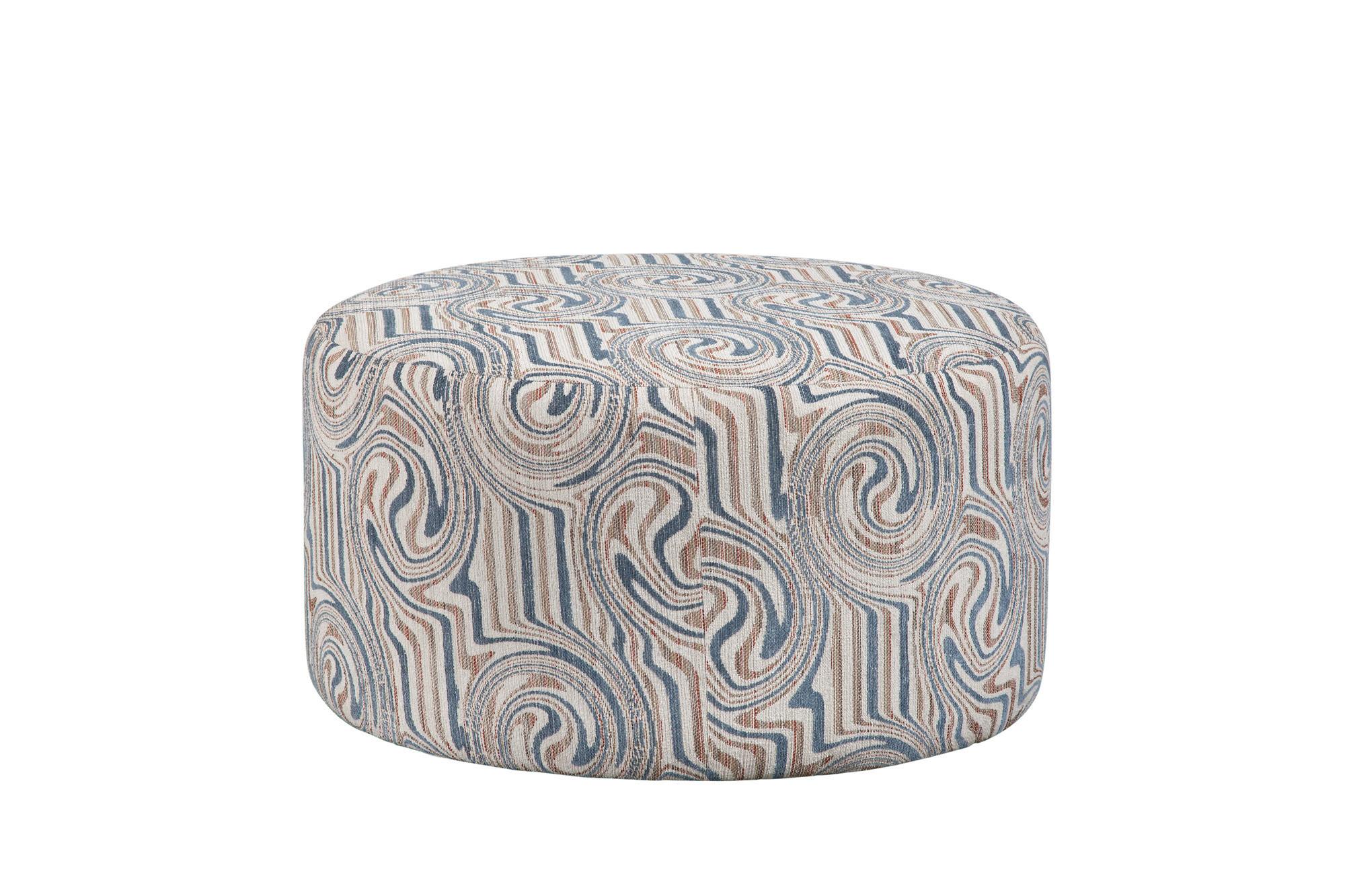Delilah Round Ottoman