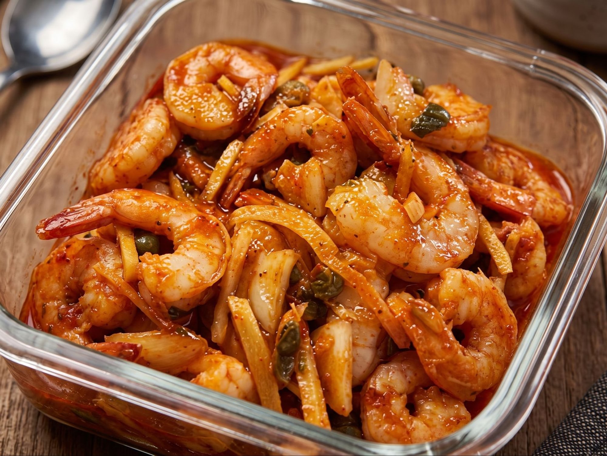 Spicy Garlic Shrimp Poke