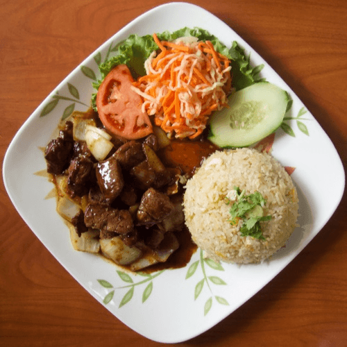 32. Fried Rice with "Shaking Beef" | Cơm Chiên Bò Lúc Lắc