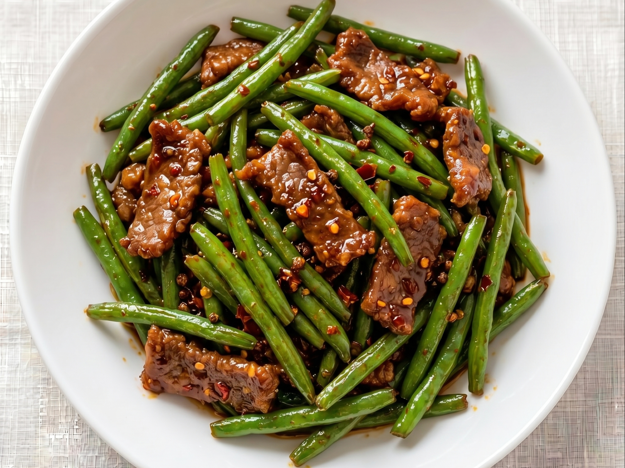 Beef With Green Beans