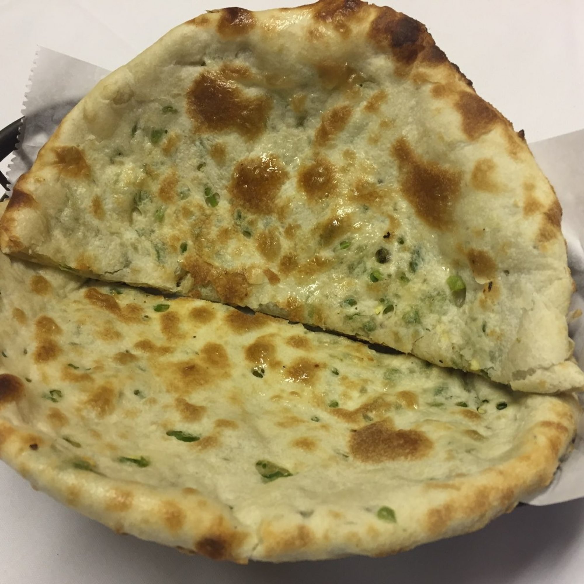 120. Green Chili Coriander Naan