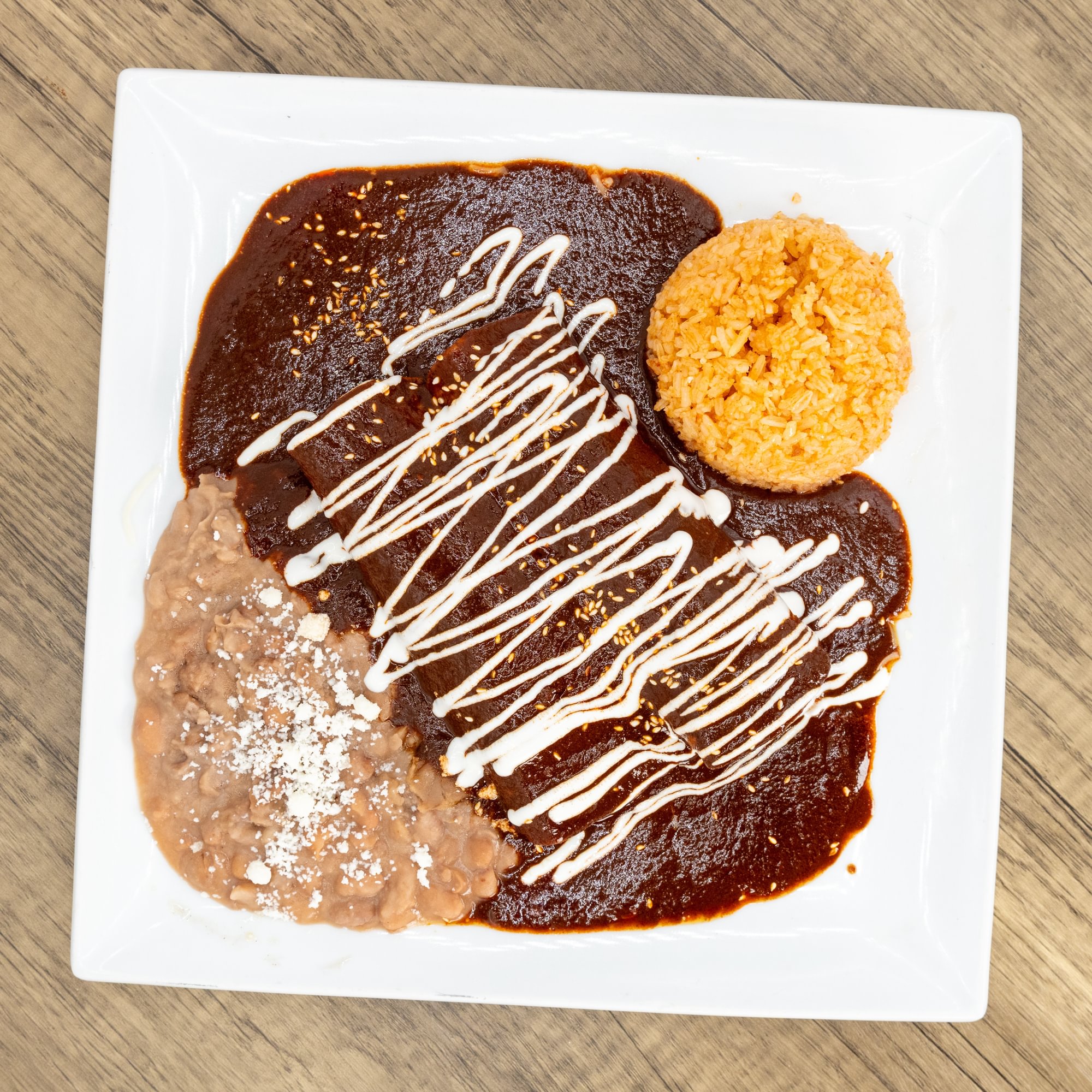Mole Enchiladas