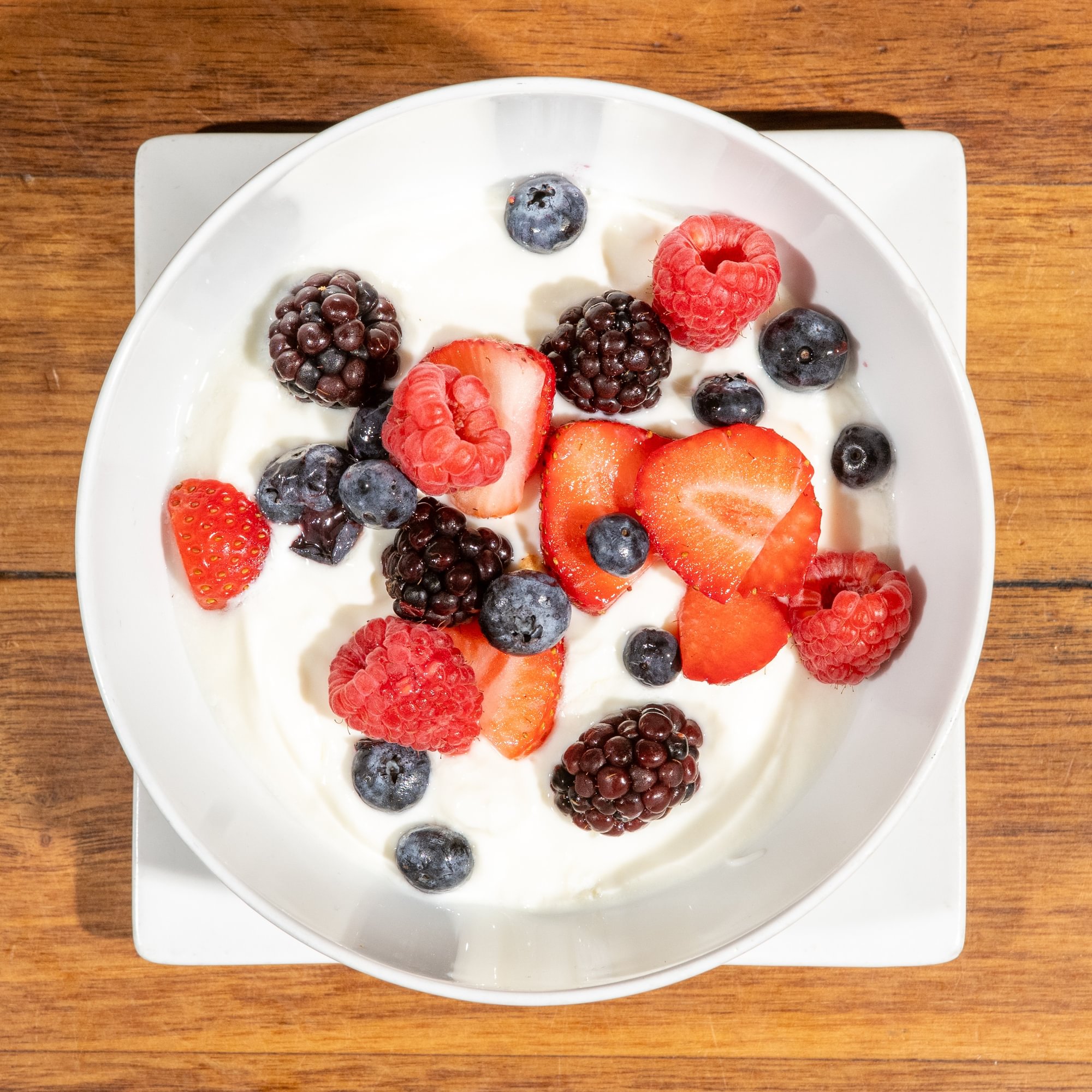 Vanilla Yoghurt with Fresh Fruit