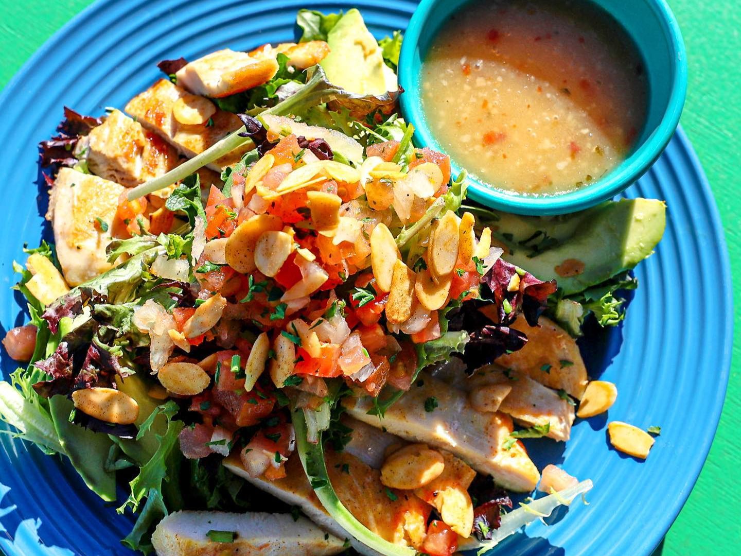 Grilled Chicken Avocado Salad