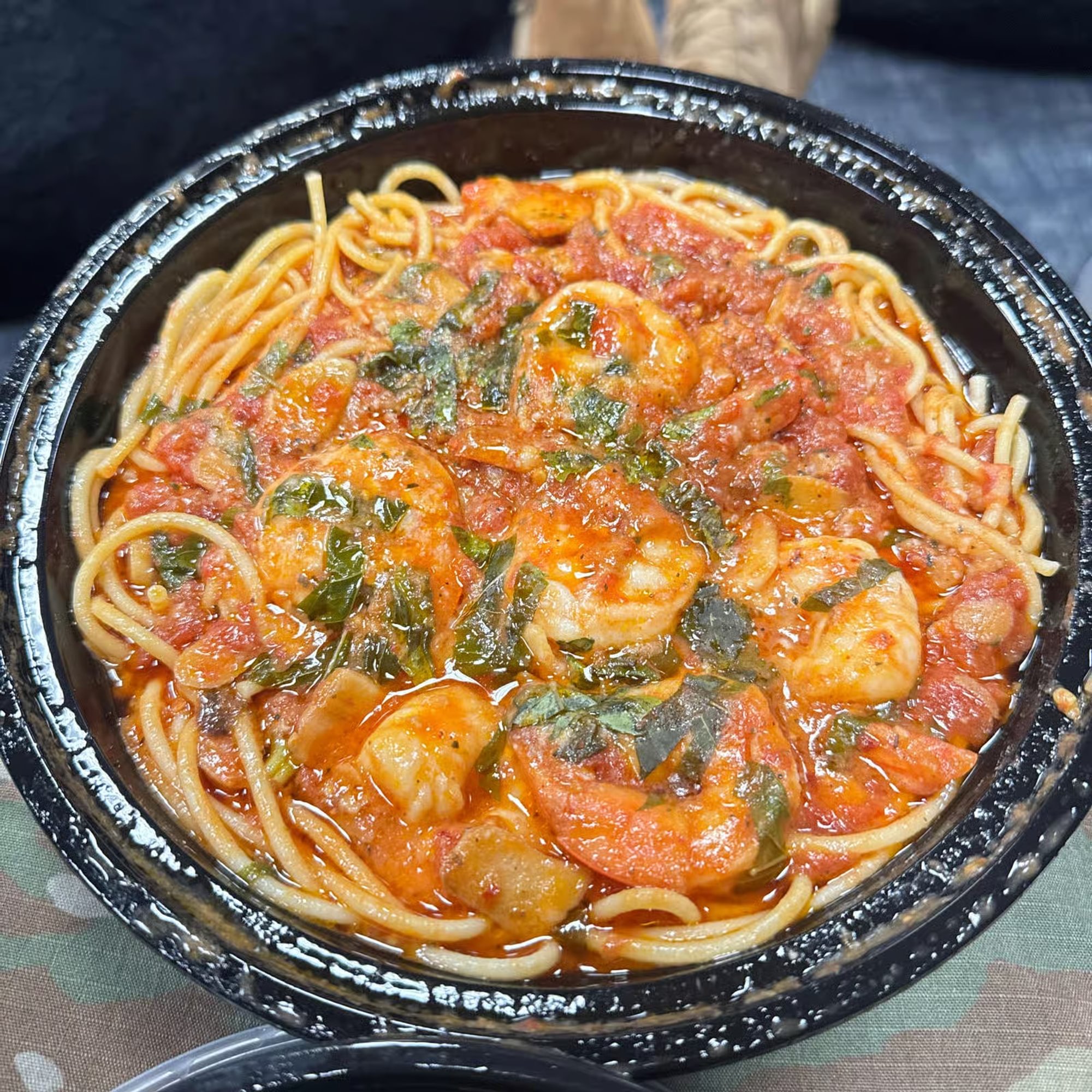 Shrimp Fra Diavolo Dish