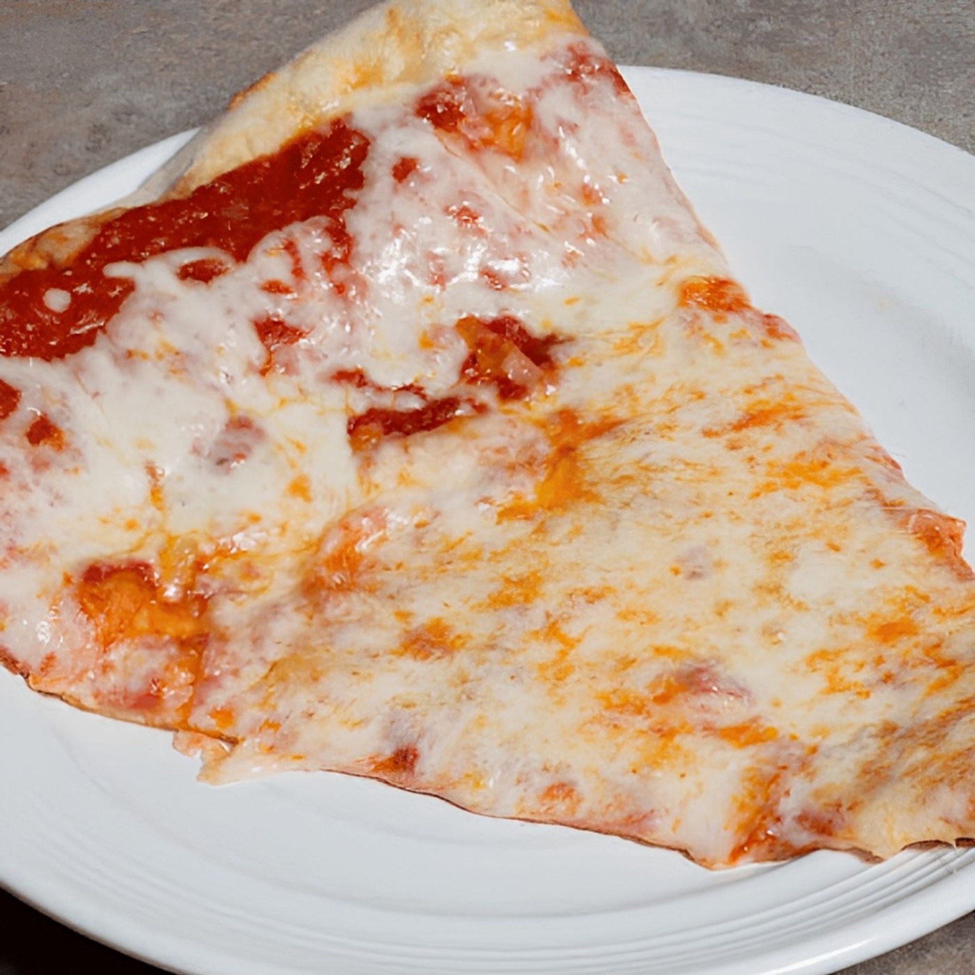 One Slice (2 Top), Side Salad