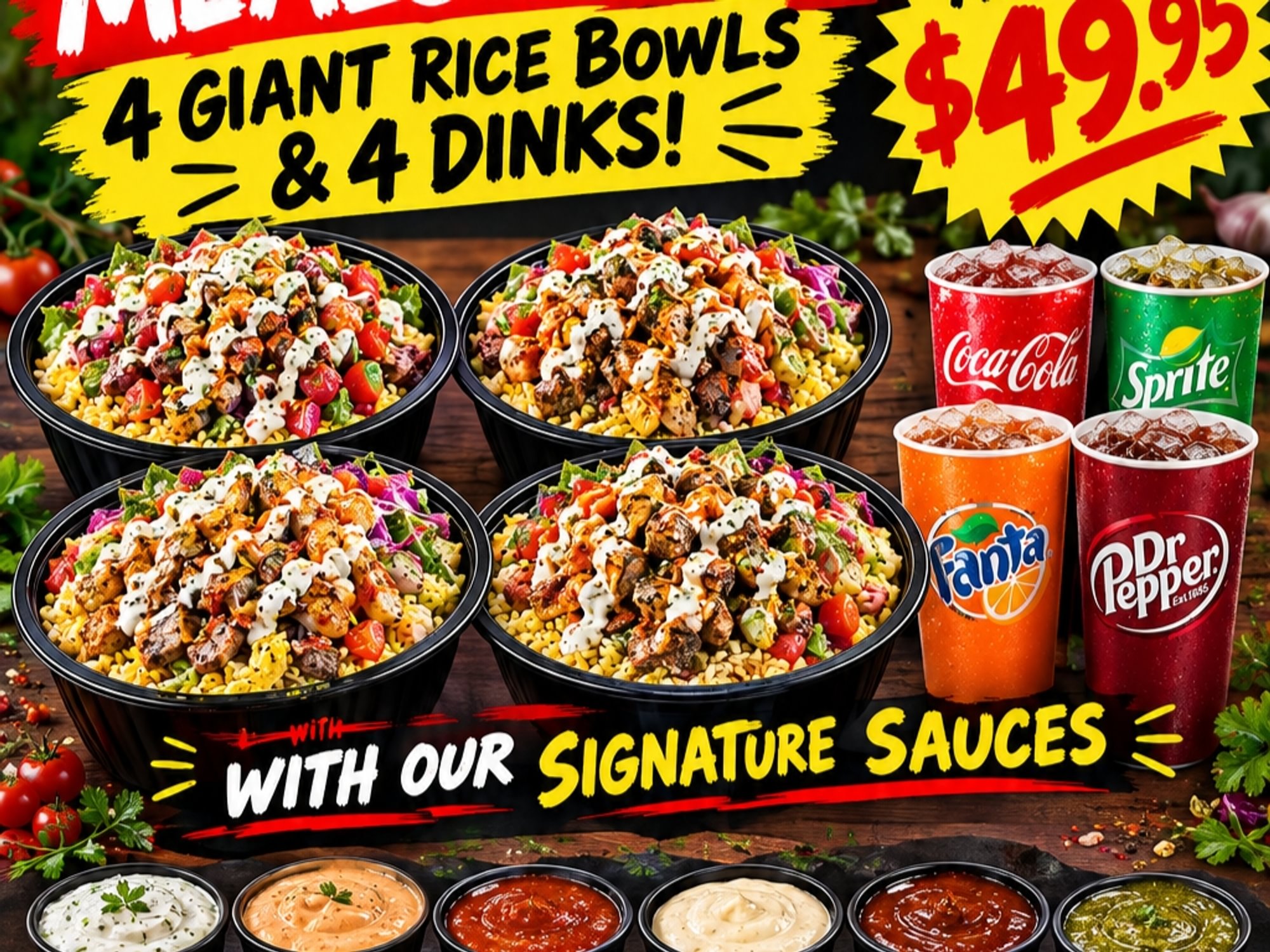 4 Bowls Meal