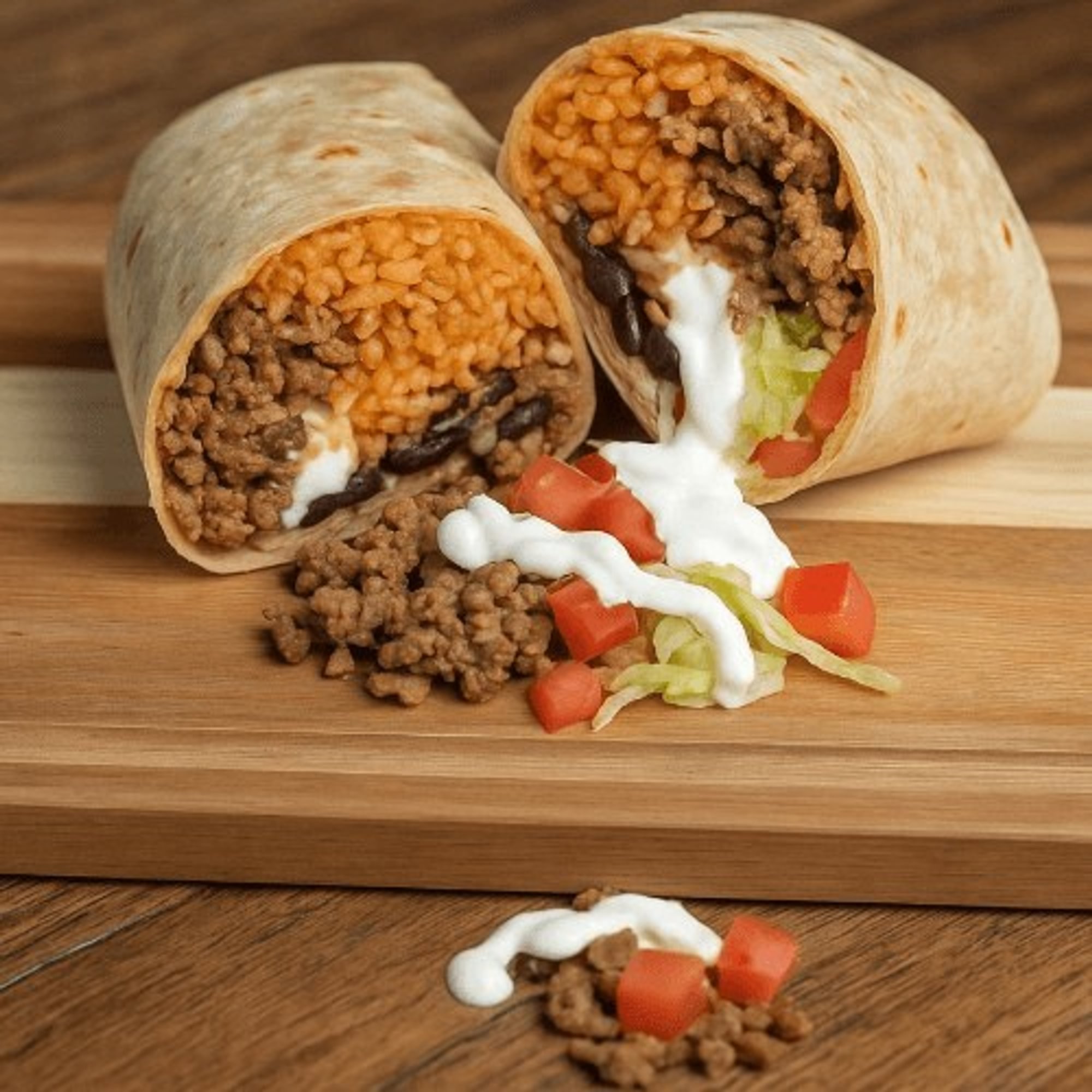 Carne Picada Burrito