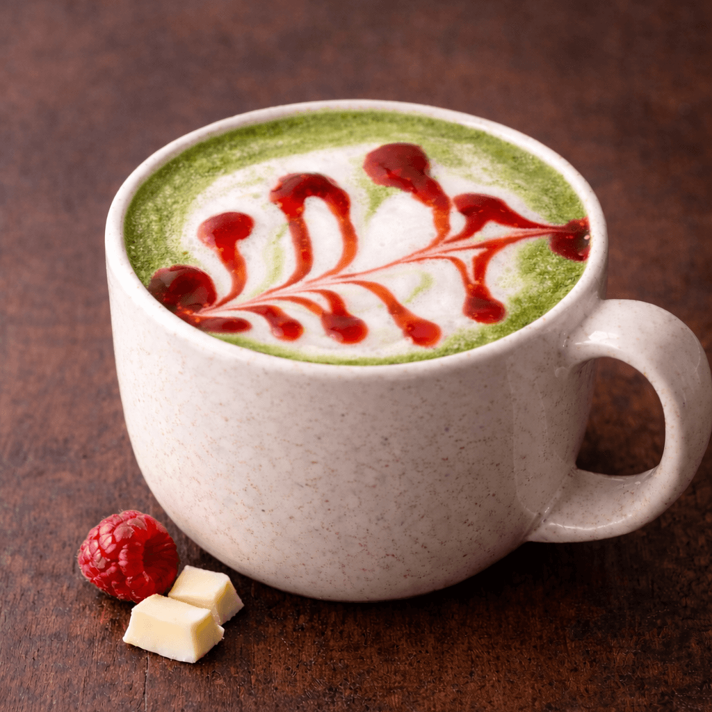 Raspberry White Matcha