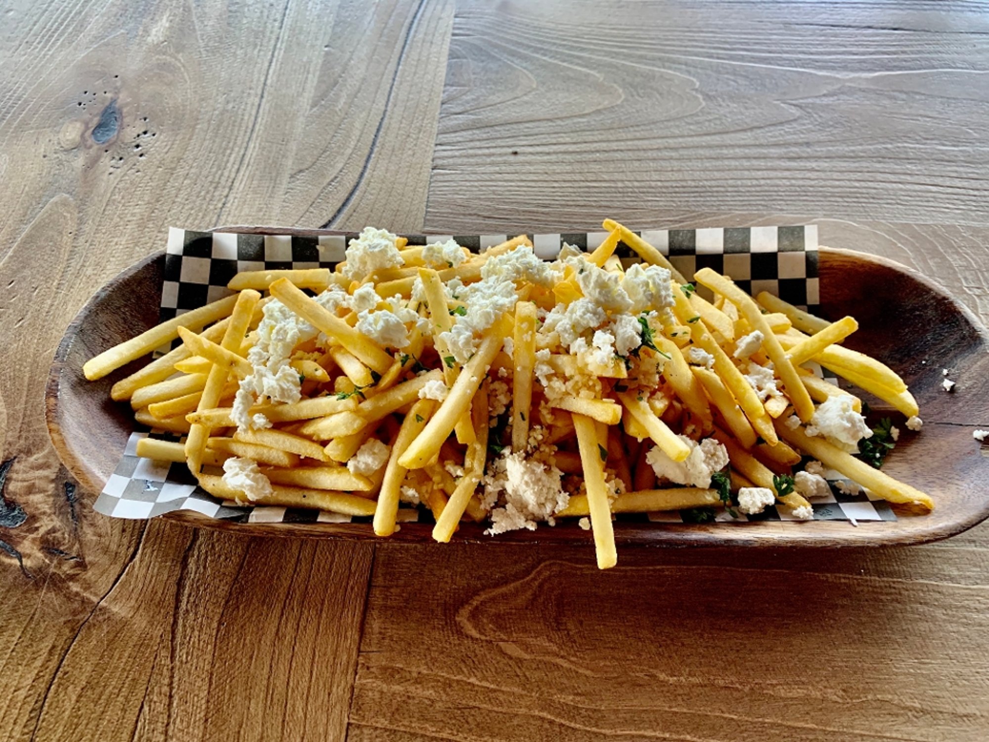 Garlic Feta Fries