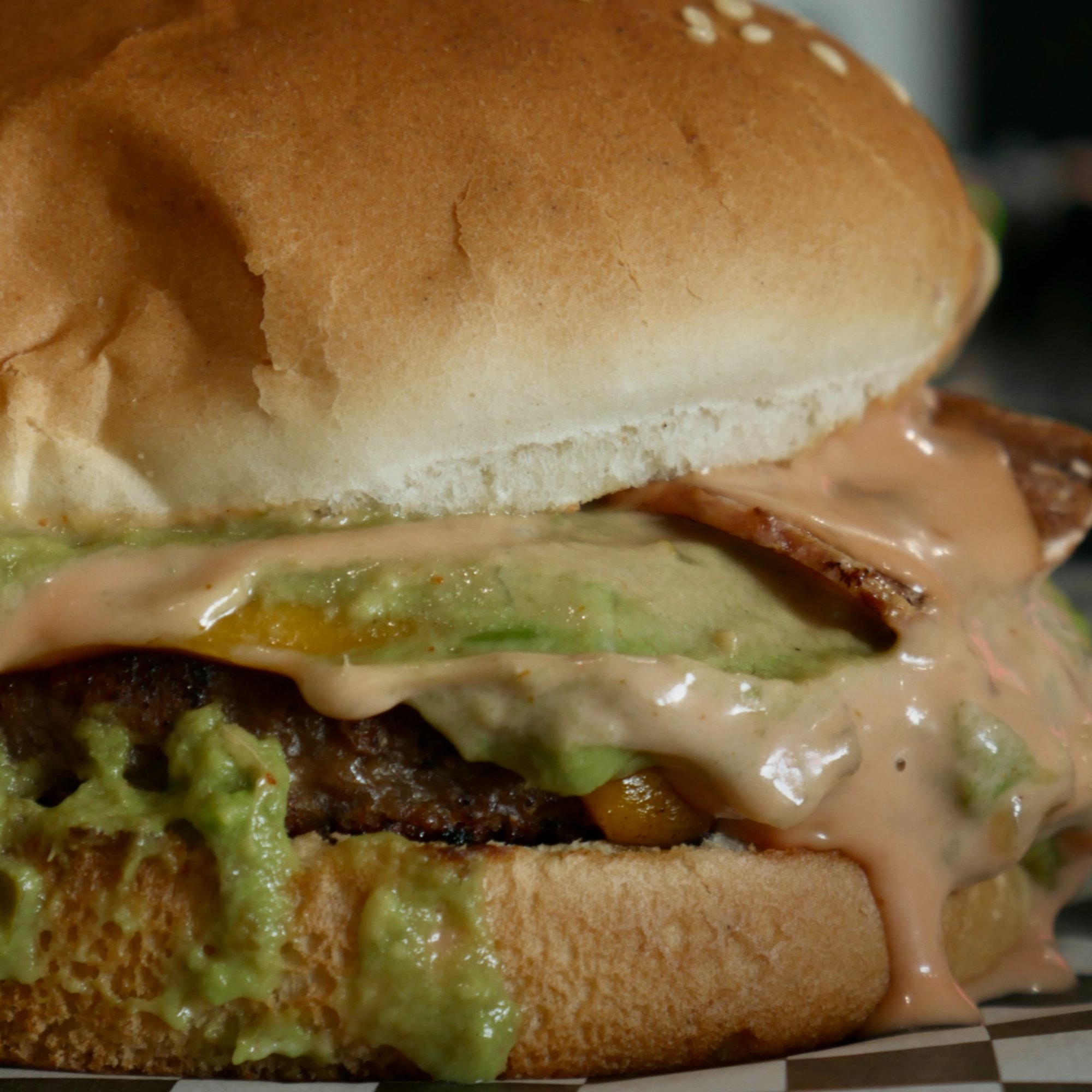 GBCB Guacamole Bacon Cheeseburger