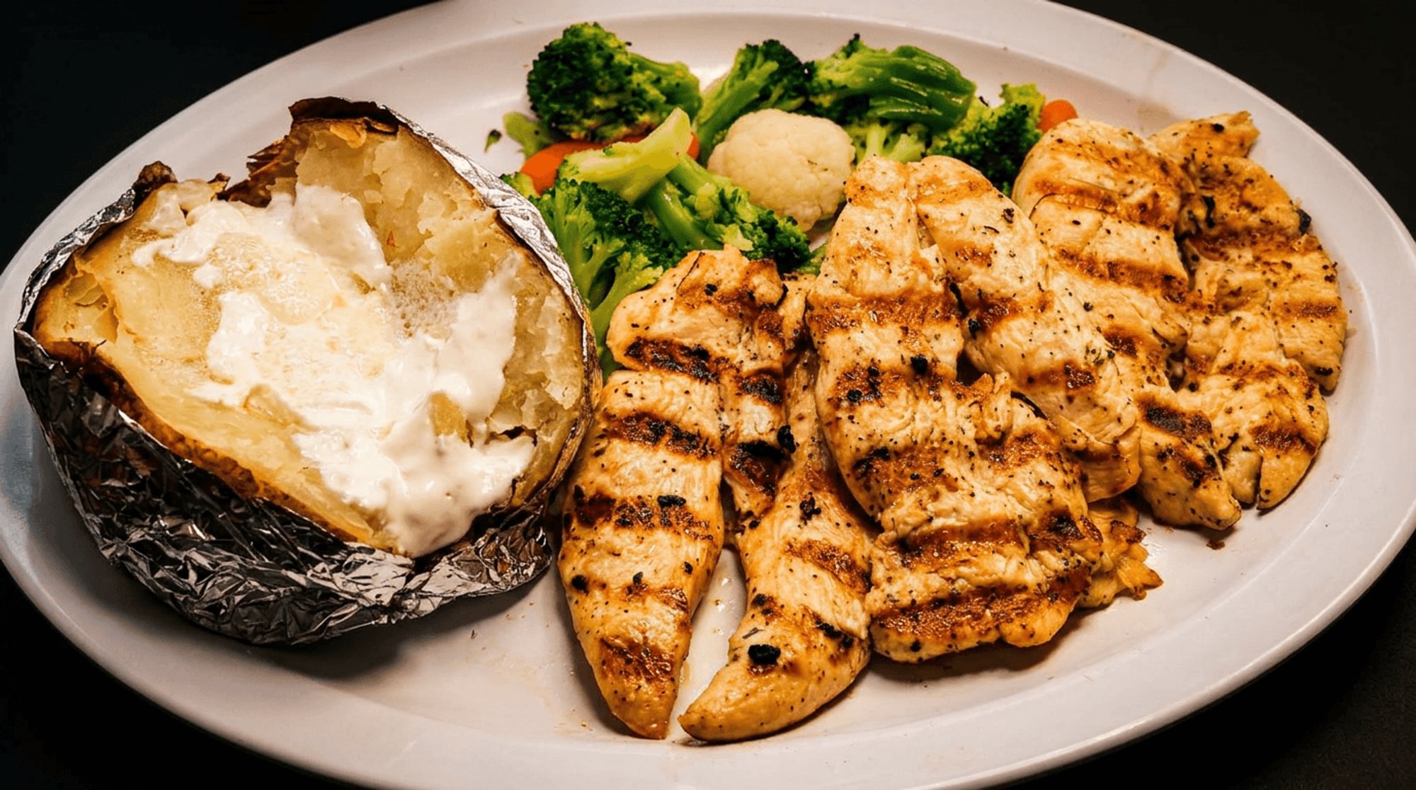 Grilled Chicken Dinner