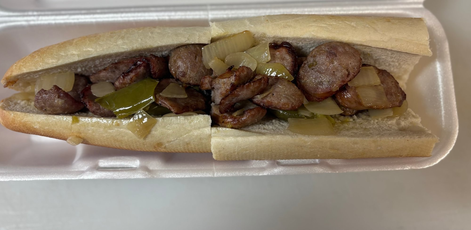 Sausage, Peppers & Onion Sandwich