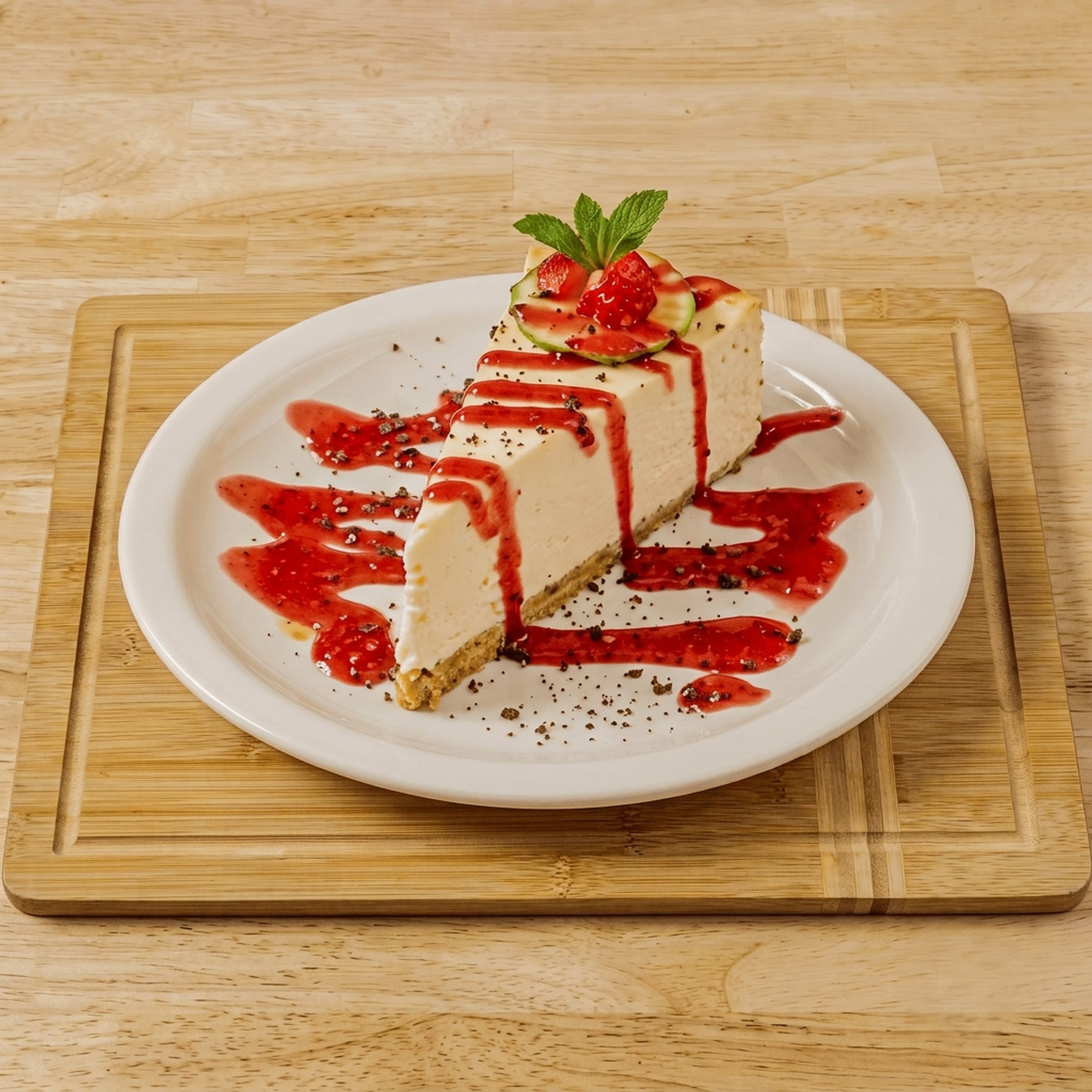 Cheesecake With Strawberry
