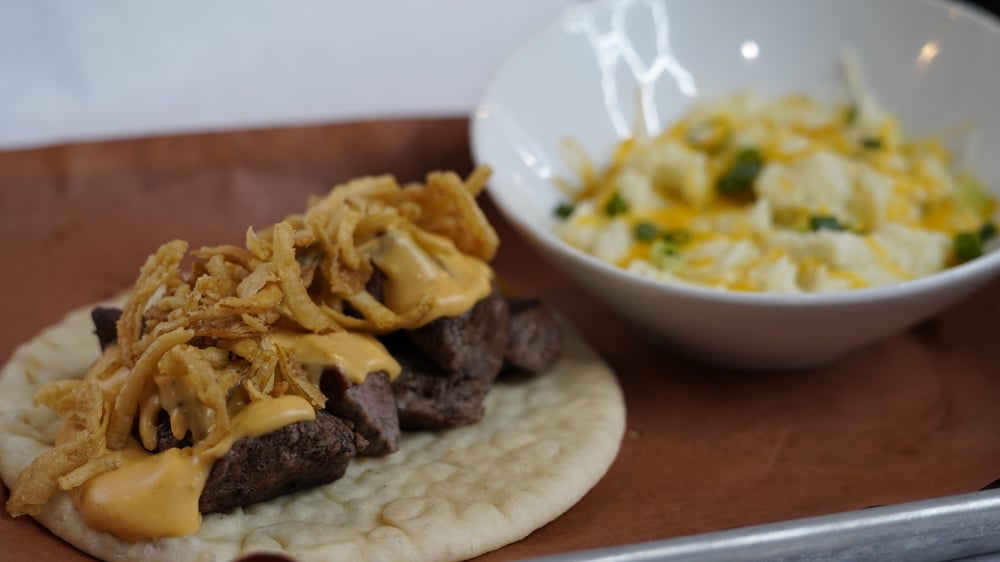Beef Tip Pitas