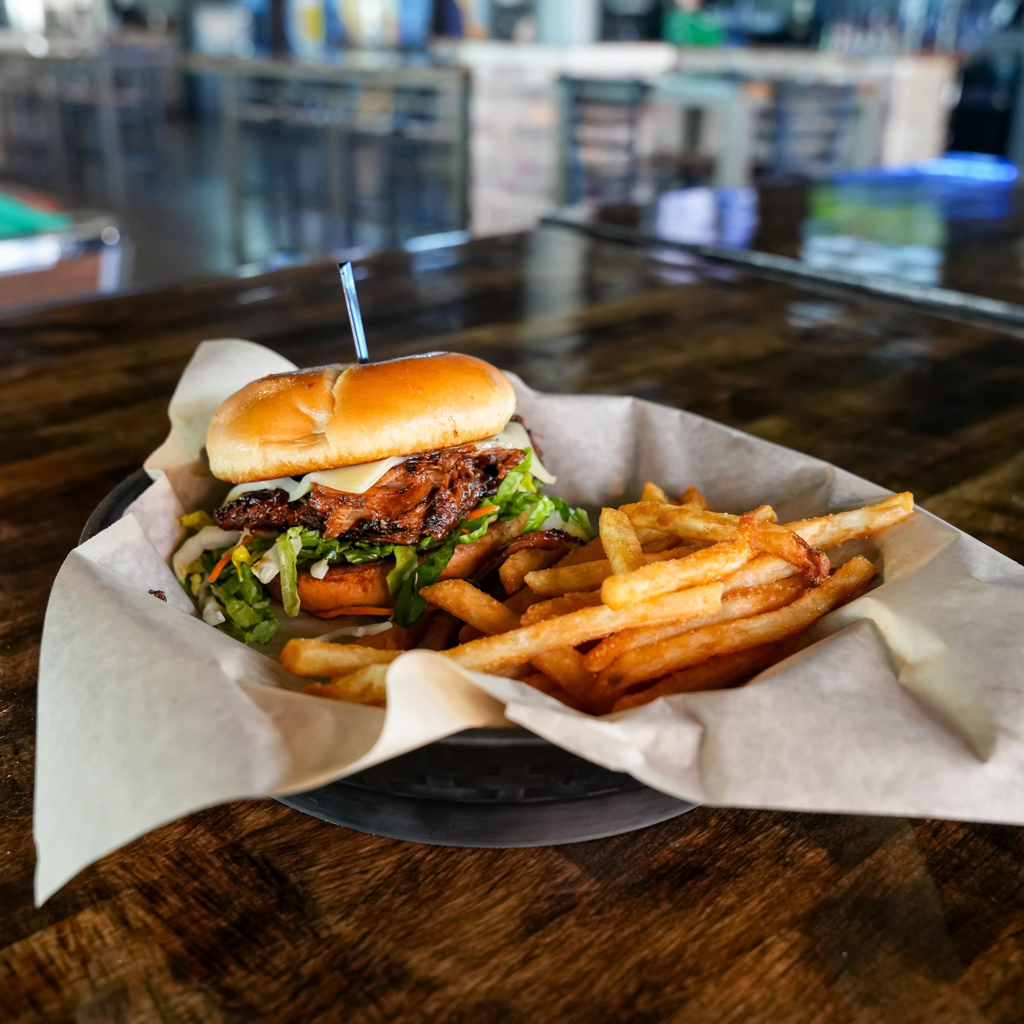 Bourbon BBQ Pork Sandwich