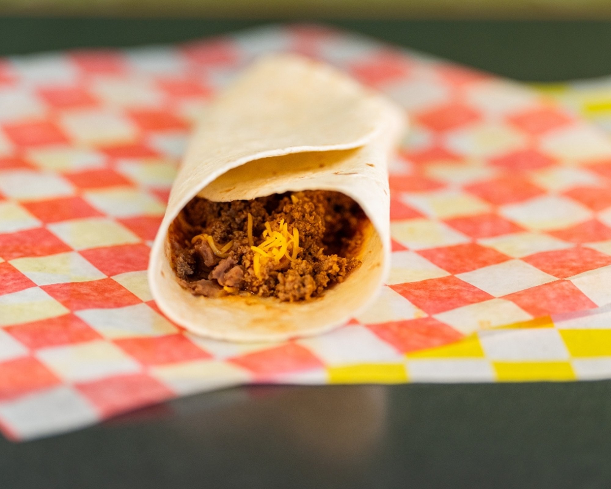 Meat And Bean Burrito Beef