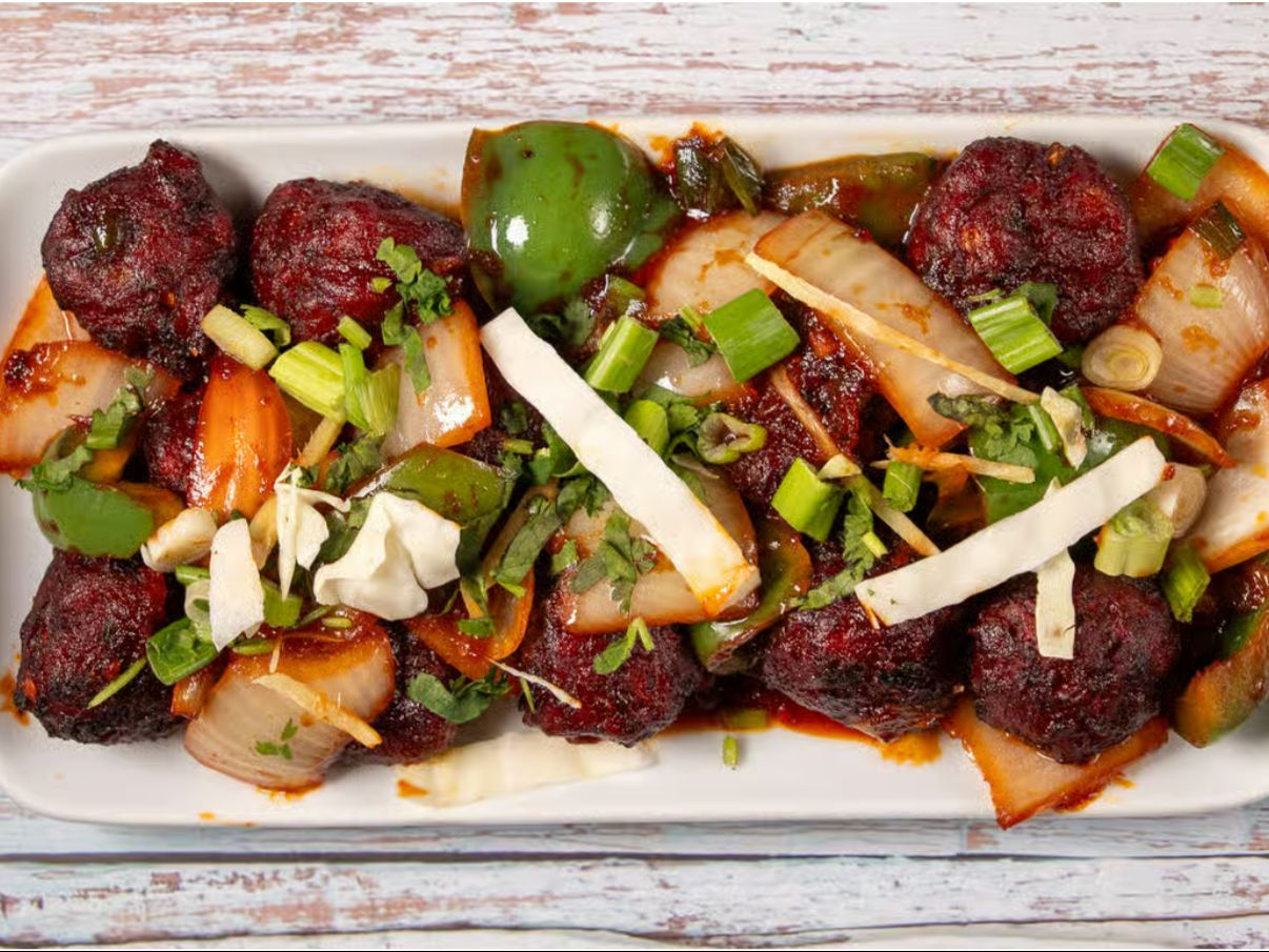 Veg Manchurian Dry (10 Pc.)