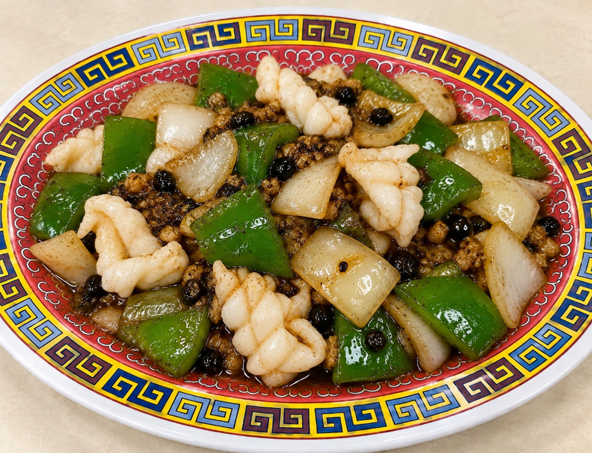 豉椒魷鱼 72.Squid with Black Bean