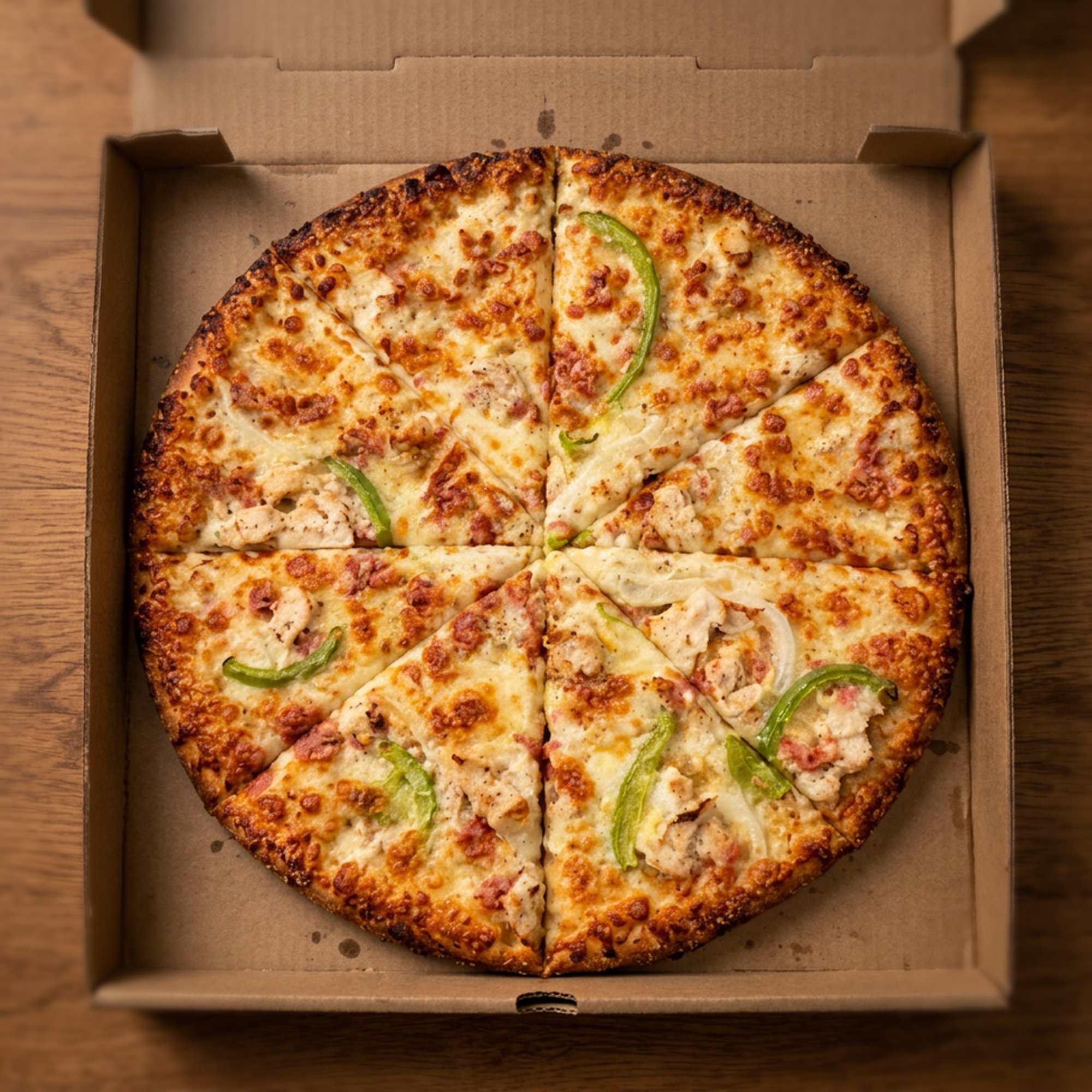 Chicken Bacon Ranch Pizza