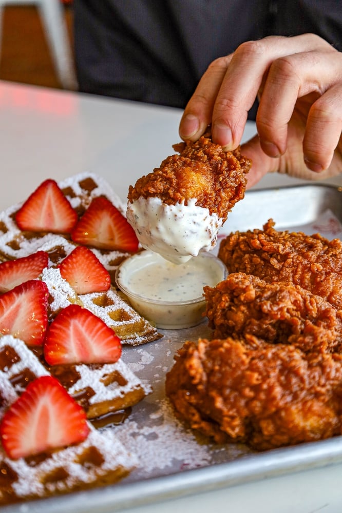HOT Honey Wings and Waffles