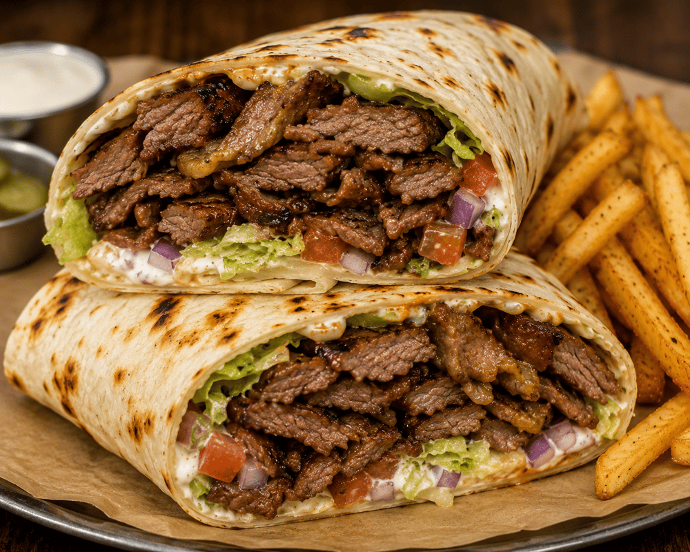 Double Beef Shawarma Sandwich / ساندويش شاورما لحم مضاعف