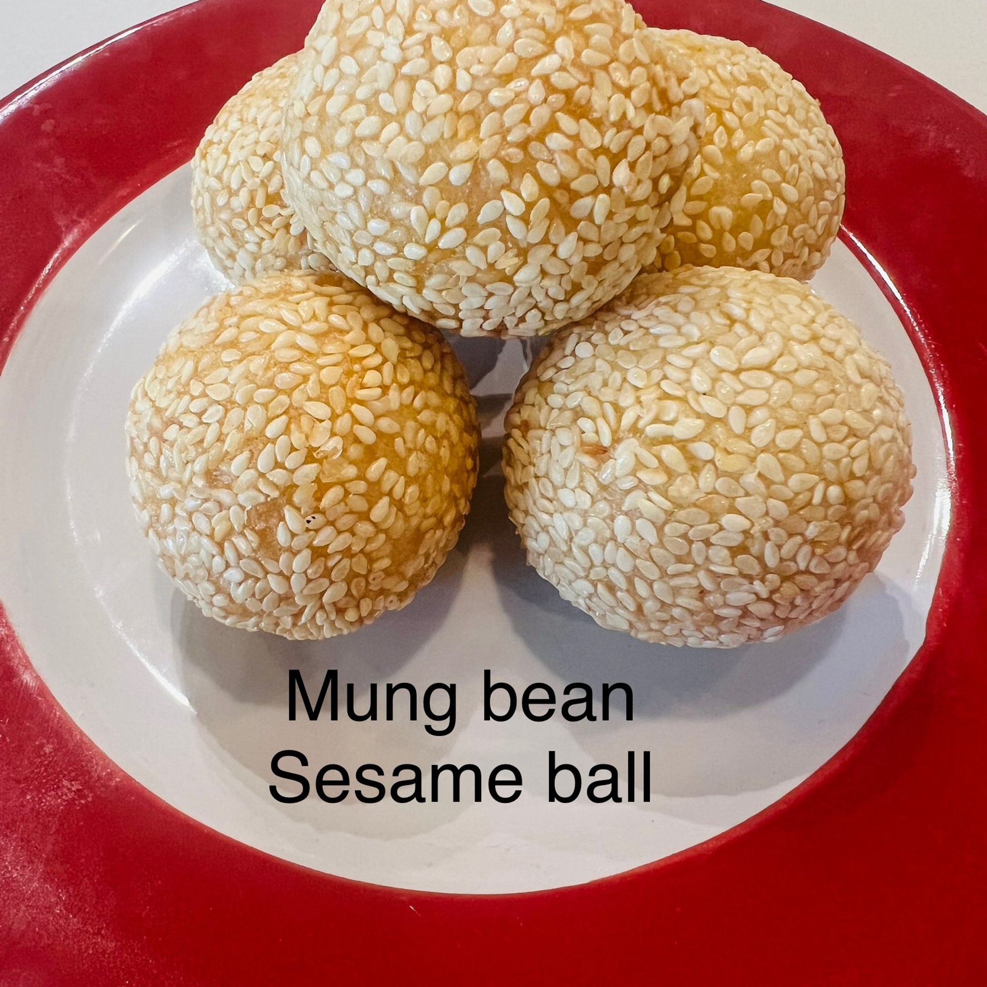 Sesame Balls (Mung Beans)