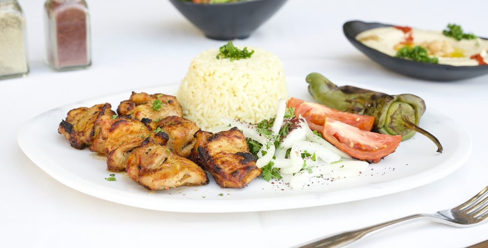 Chicken Shish Kebab Plate
