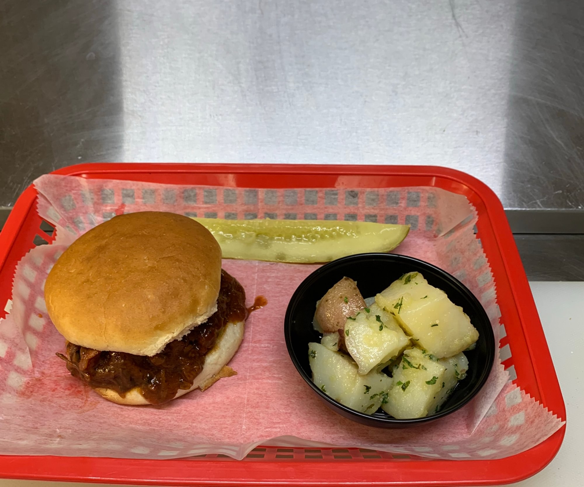 Kids Chopped Beef Sandwich