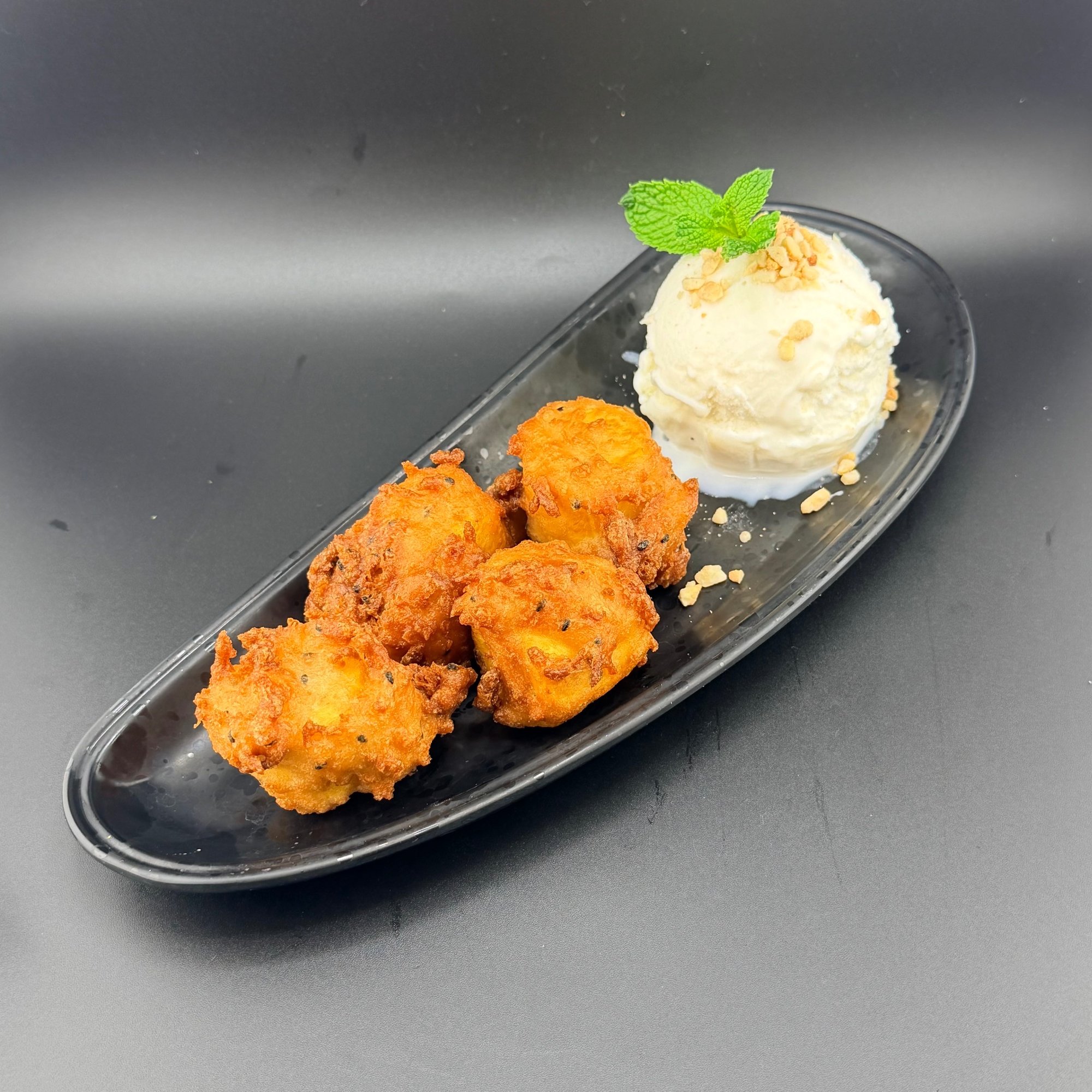 Fried Banana with Ice Cream