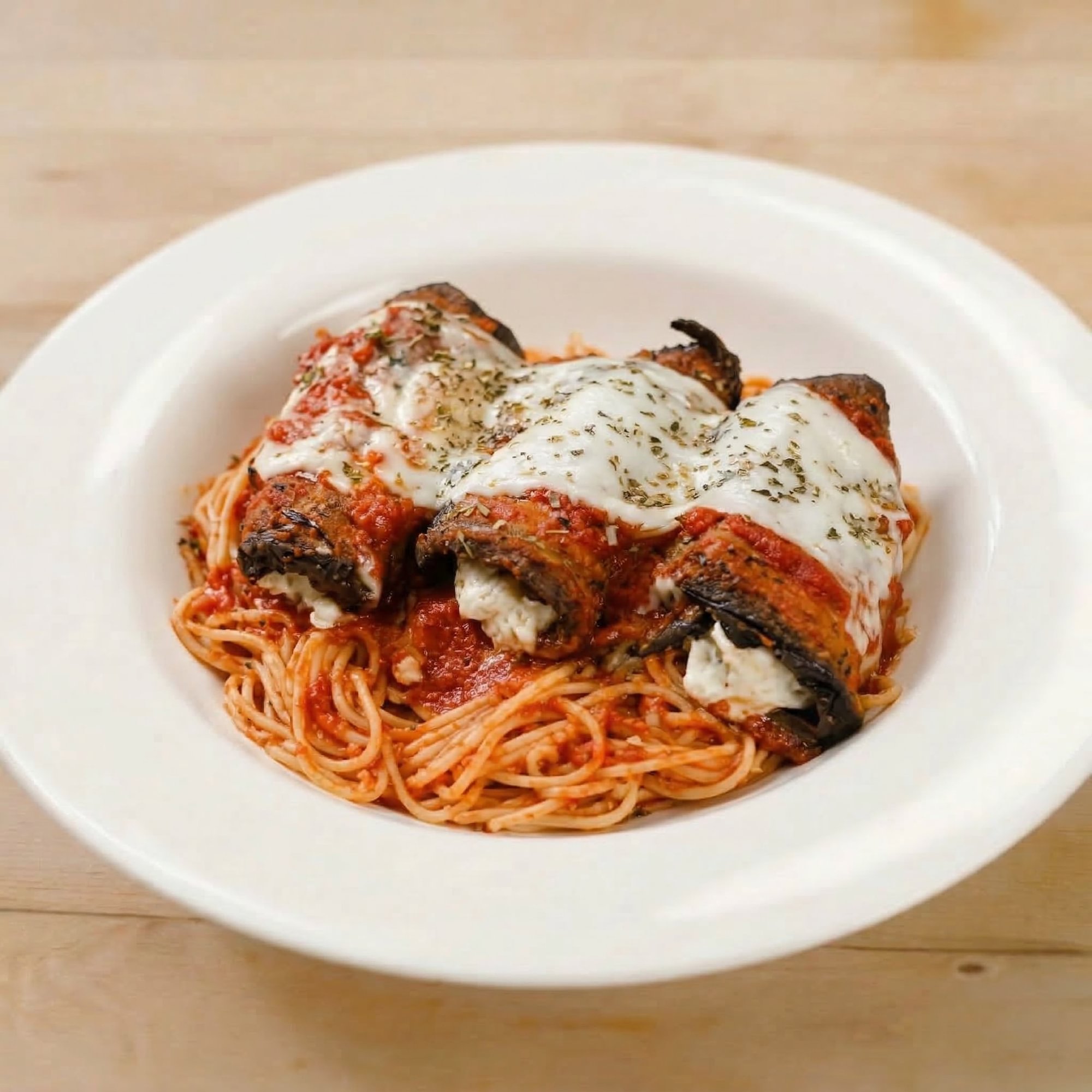 Eggplant Parmigiana Pasta
