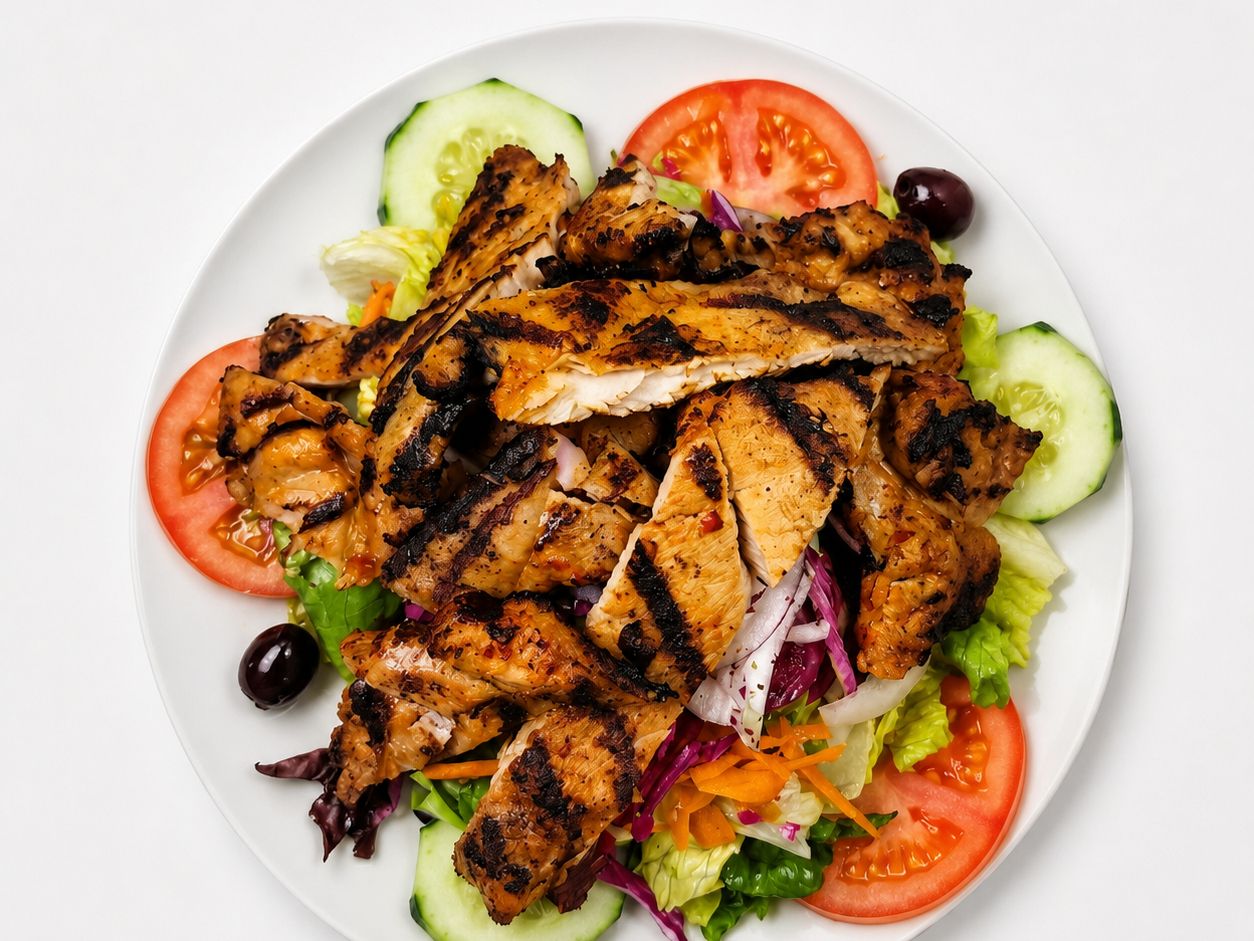 SM Greek Salad w/ Grilled Chicken