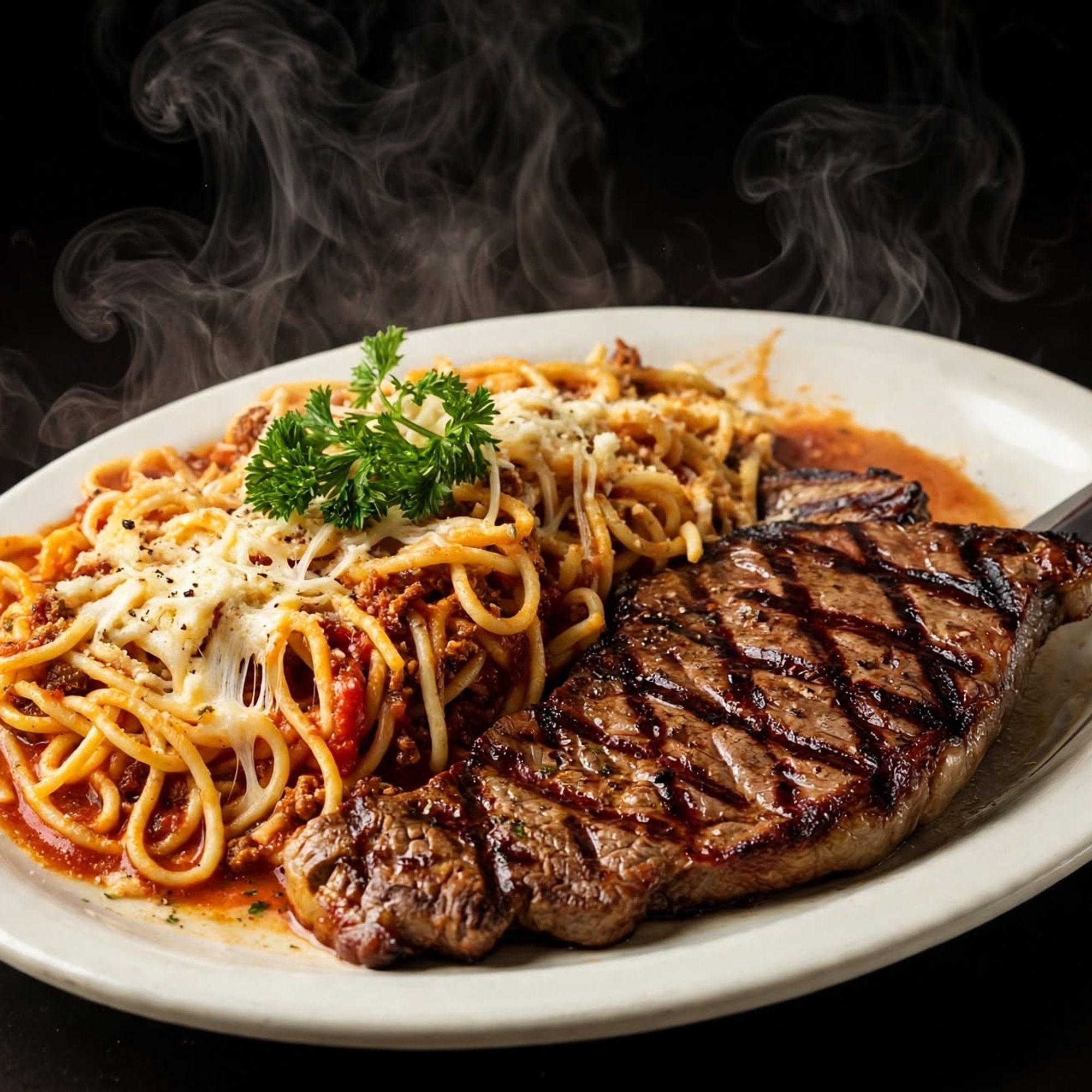 New York Steak & Spaghetti