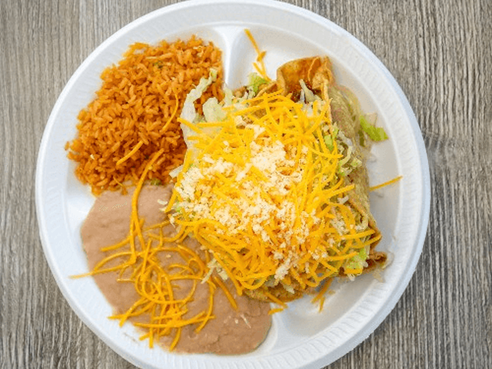 #19. Two Carne Asada Tacos Plate