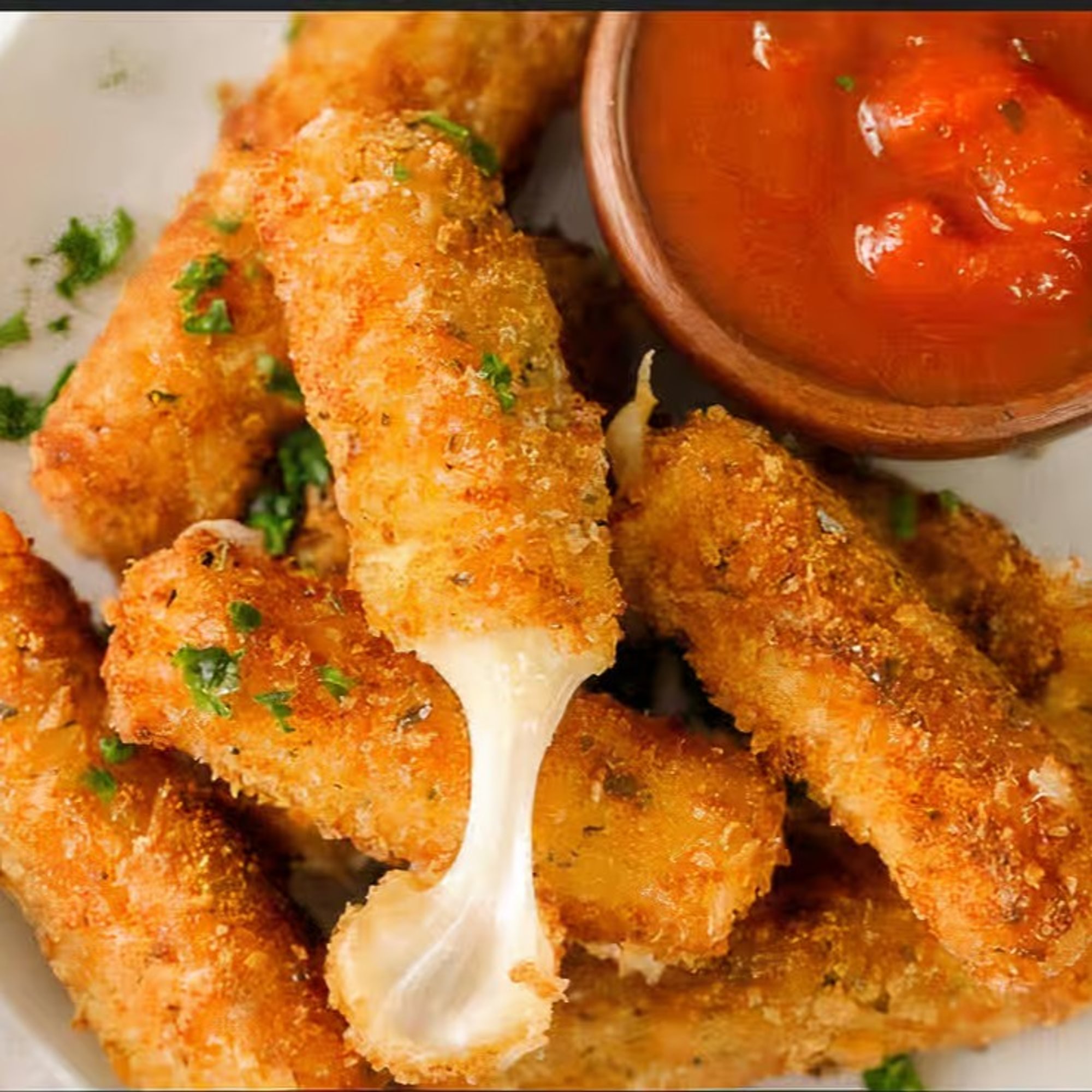 Beer Battered Mozzarella Sticks