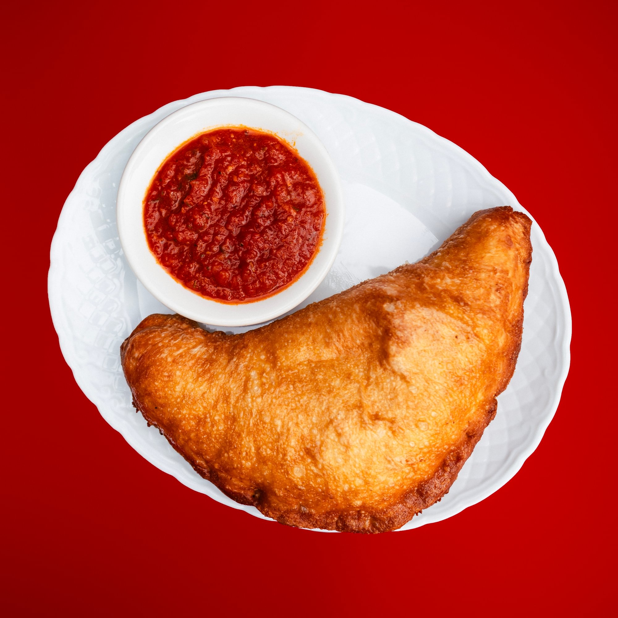 Fried Calzone with Ham