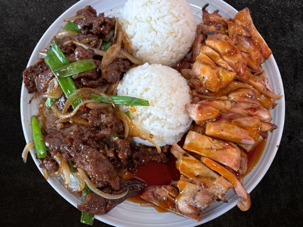 Chicken & Mongolian Beef