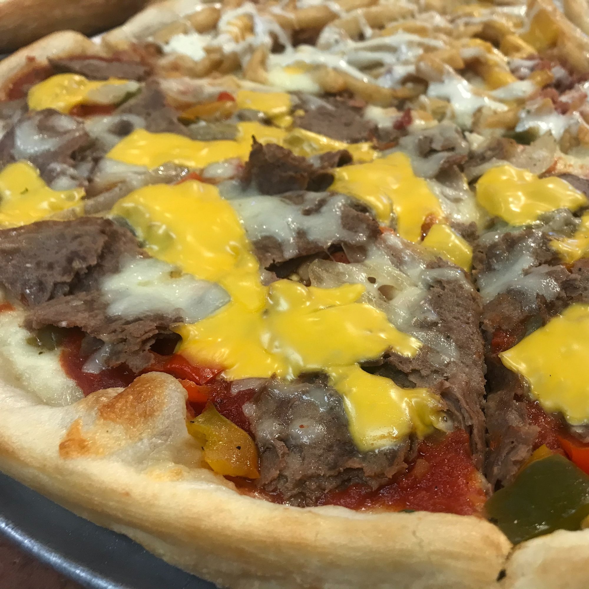 Cheese Steak Pizza