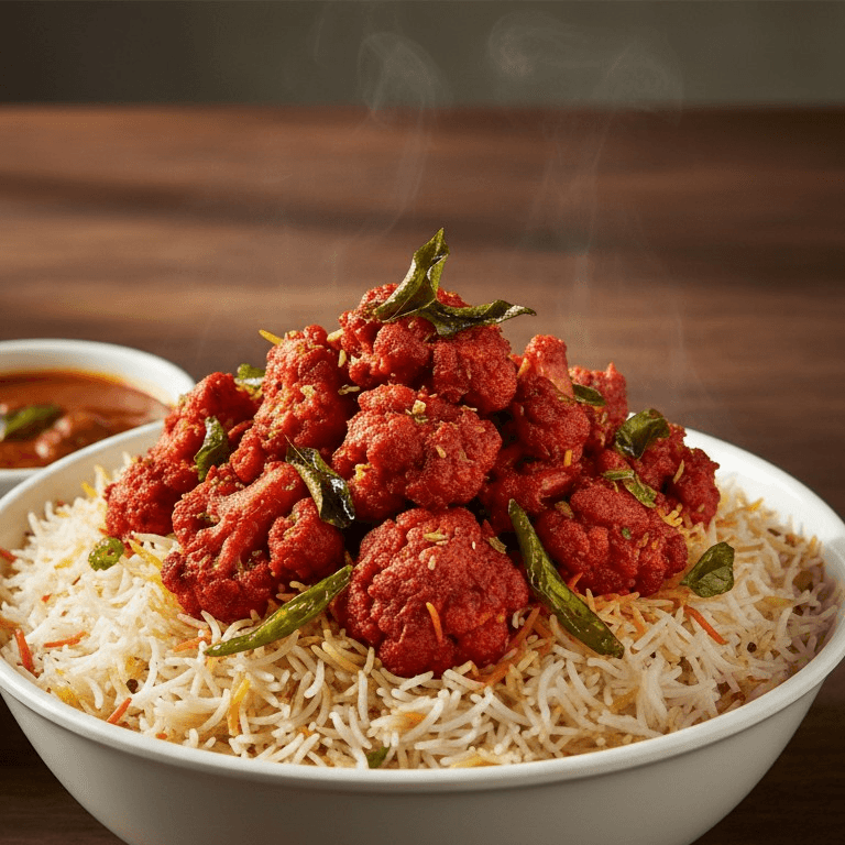 Gobi 65 Biryani