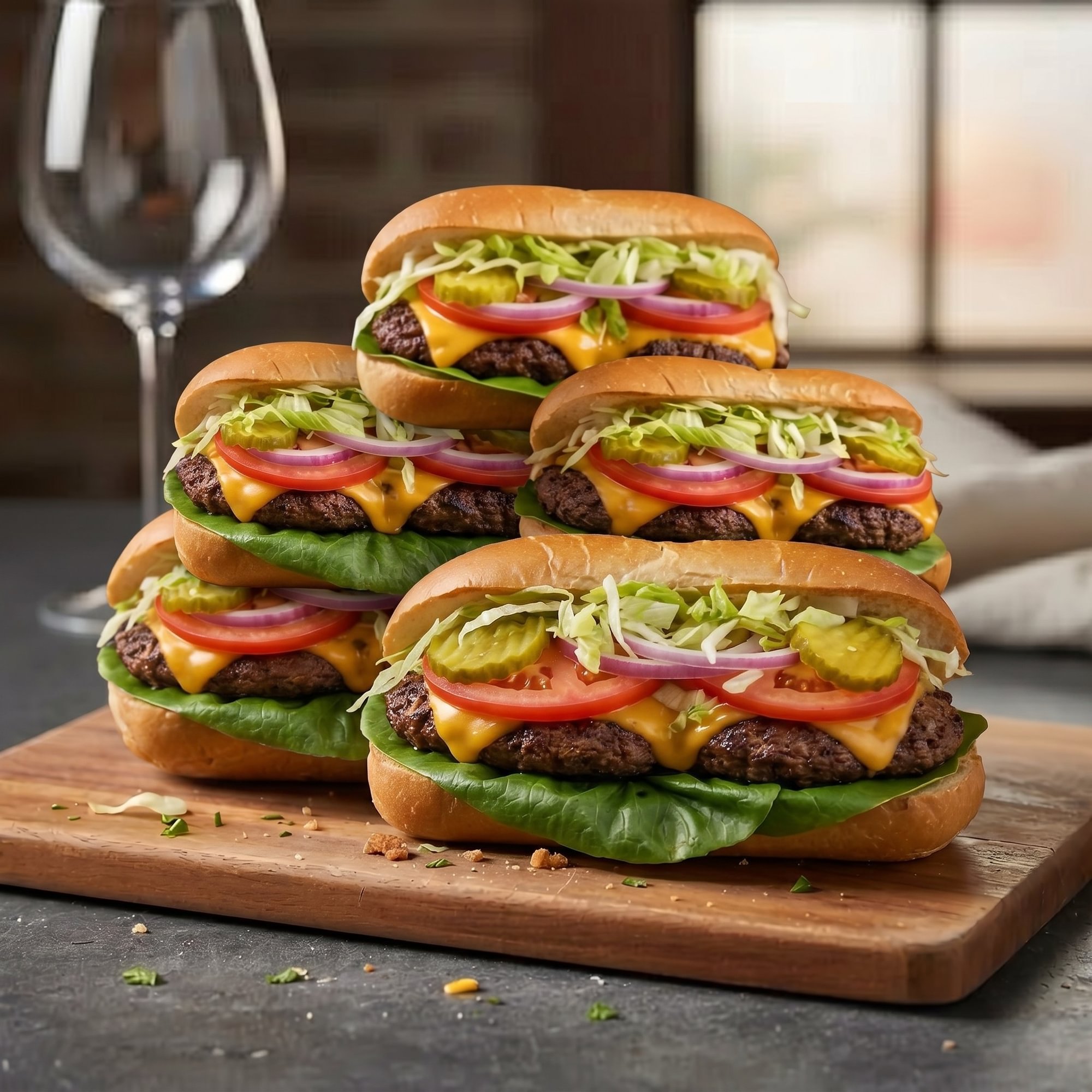 Cheeseburger Sub