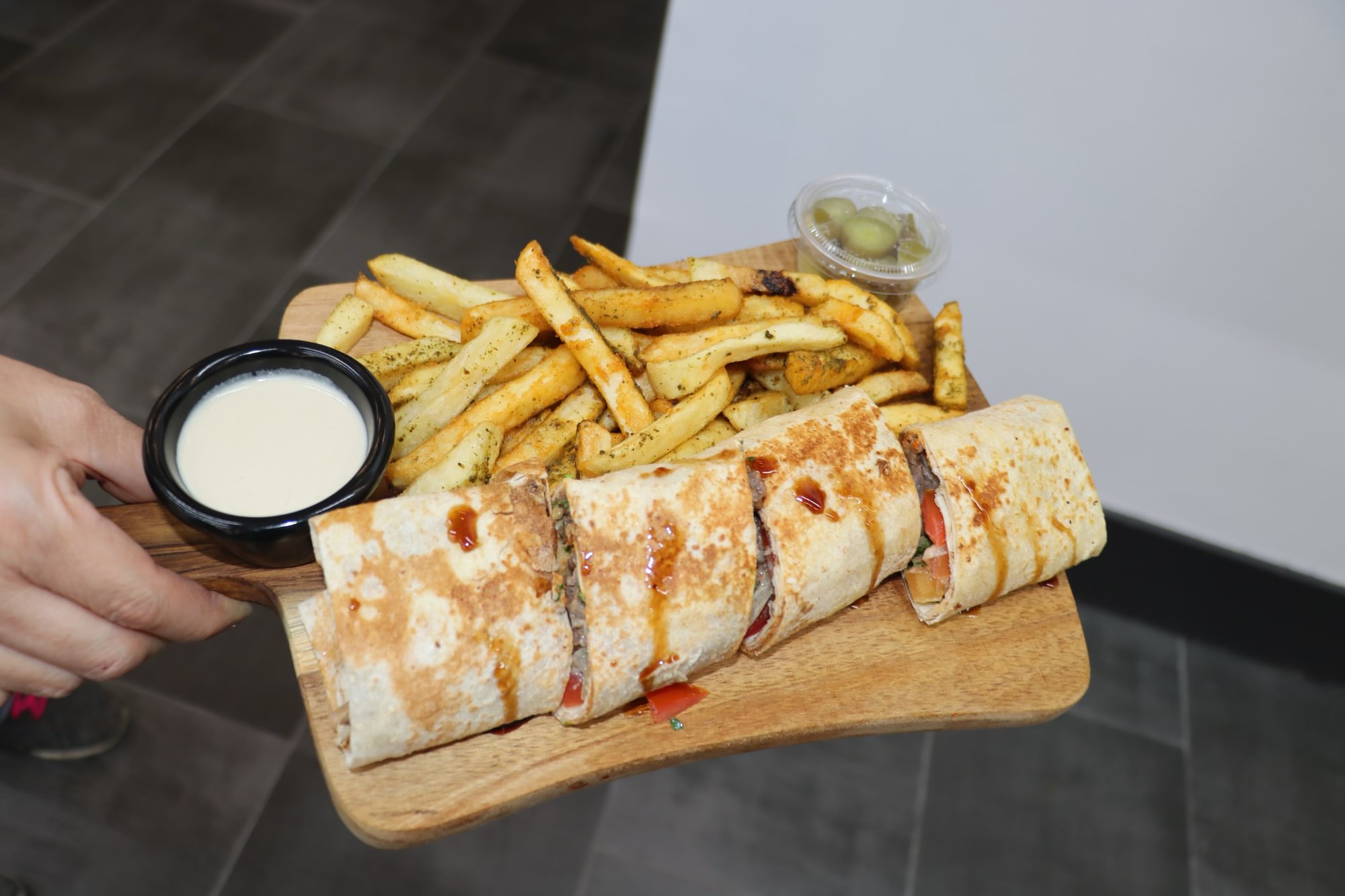 Chicken Shawarma Sandwich Combo