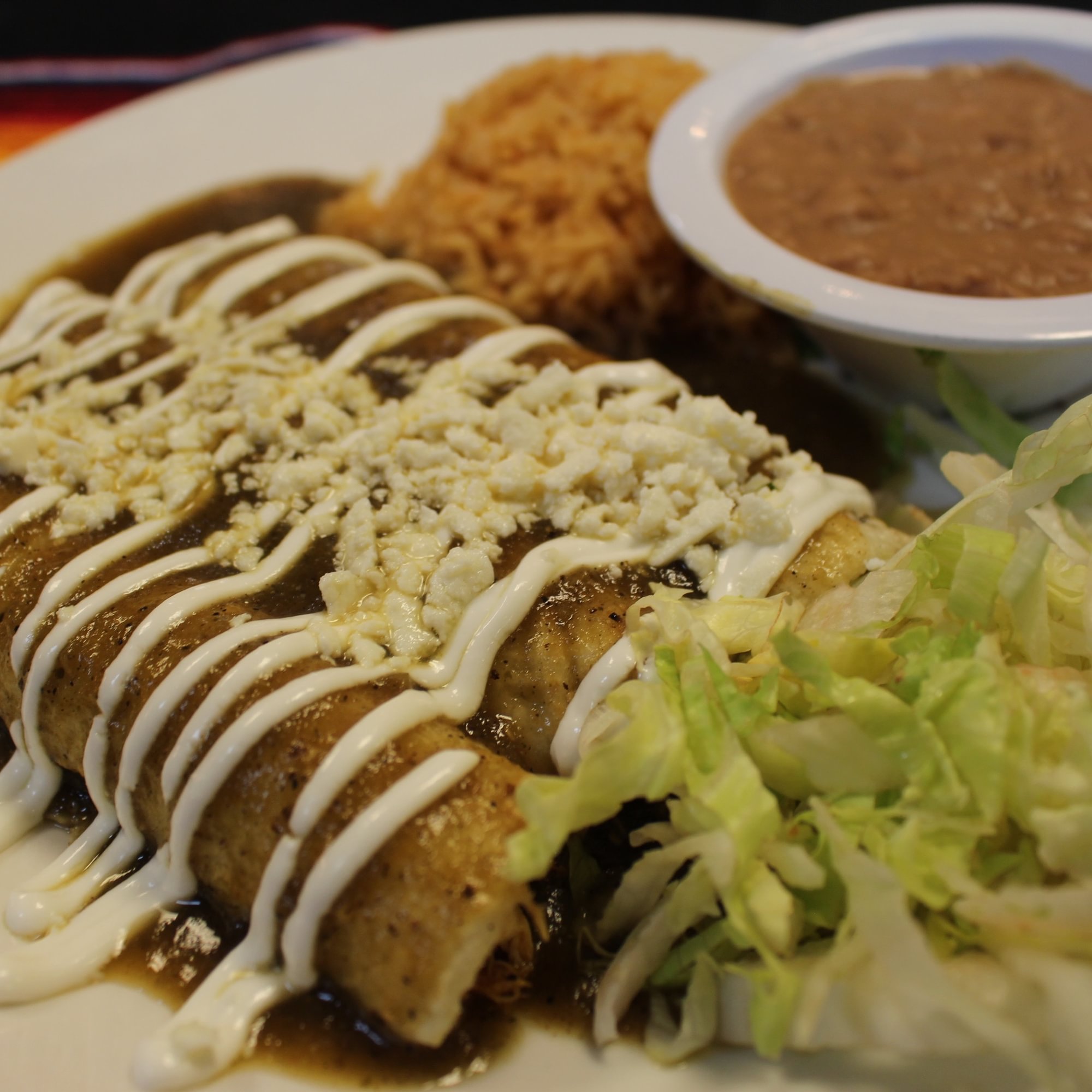Camarones Del Mar Enchiladas