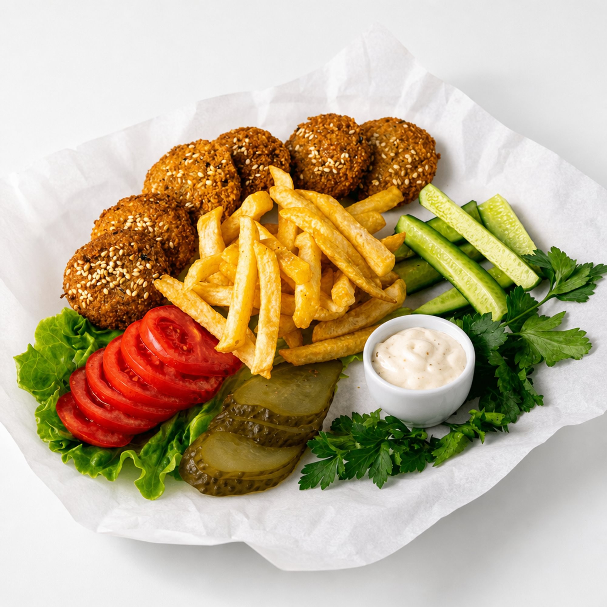 Falafel with Fries