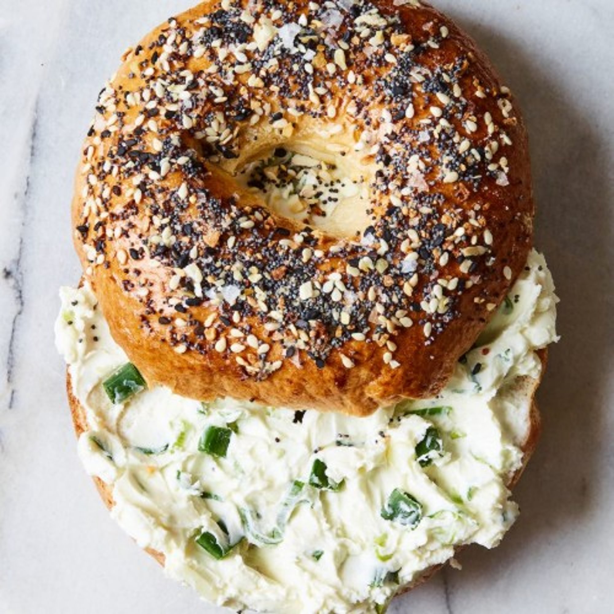 Bagel with Scallion