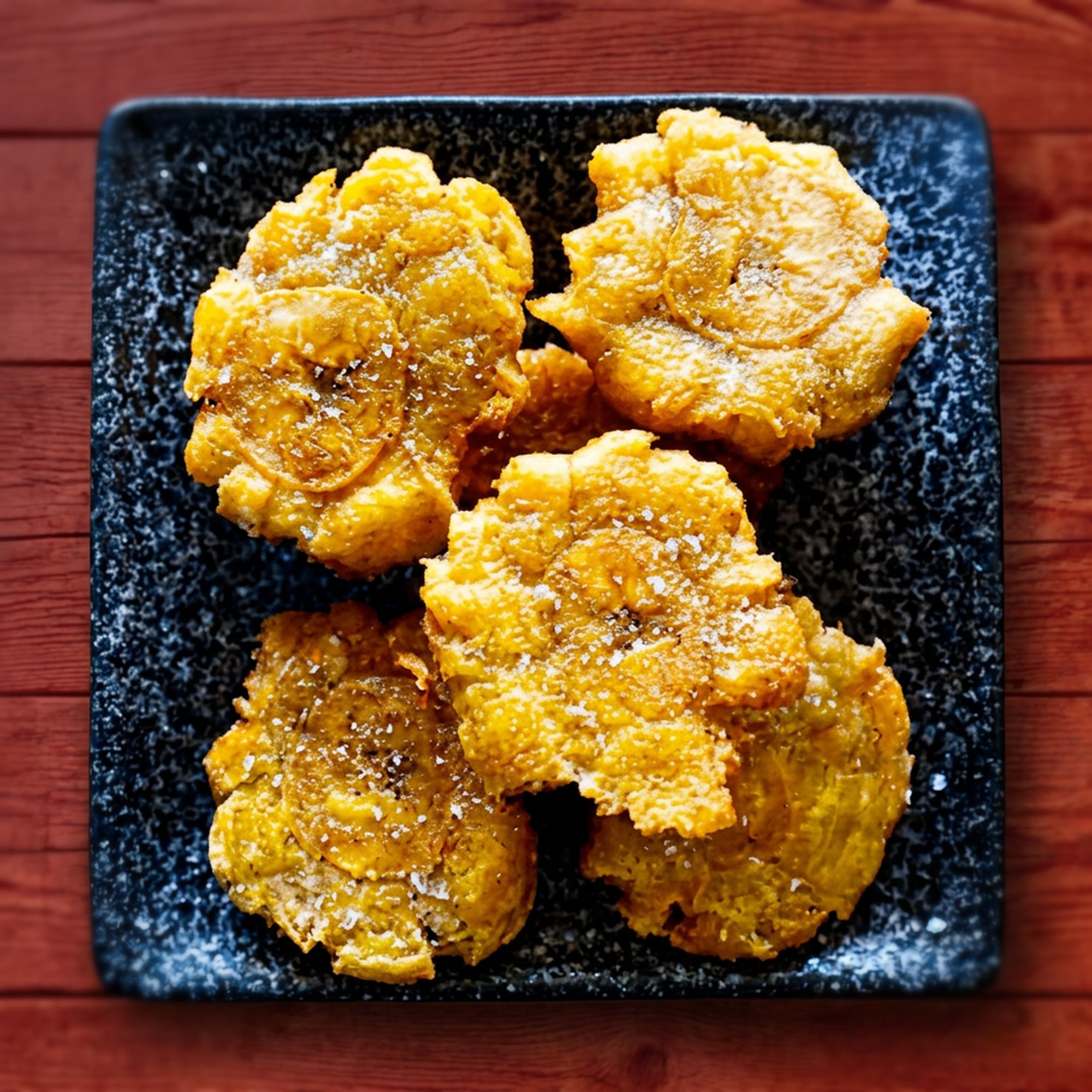 Fried Green Plantains (Tostones)